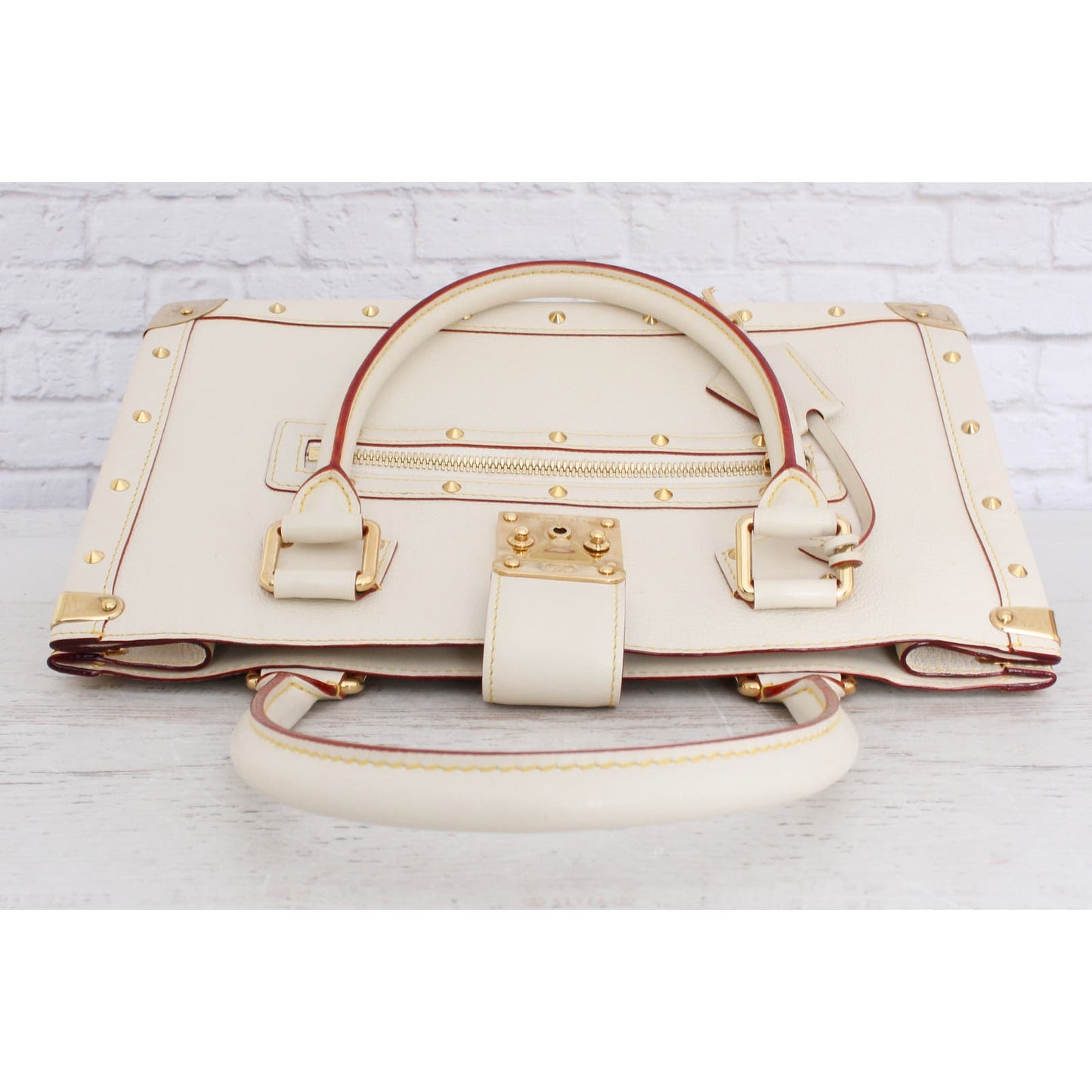 Louis Vuitton Le Fabuleux White Suhali Leather