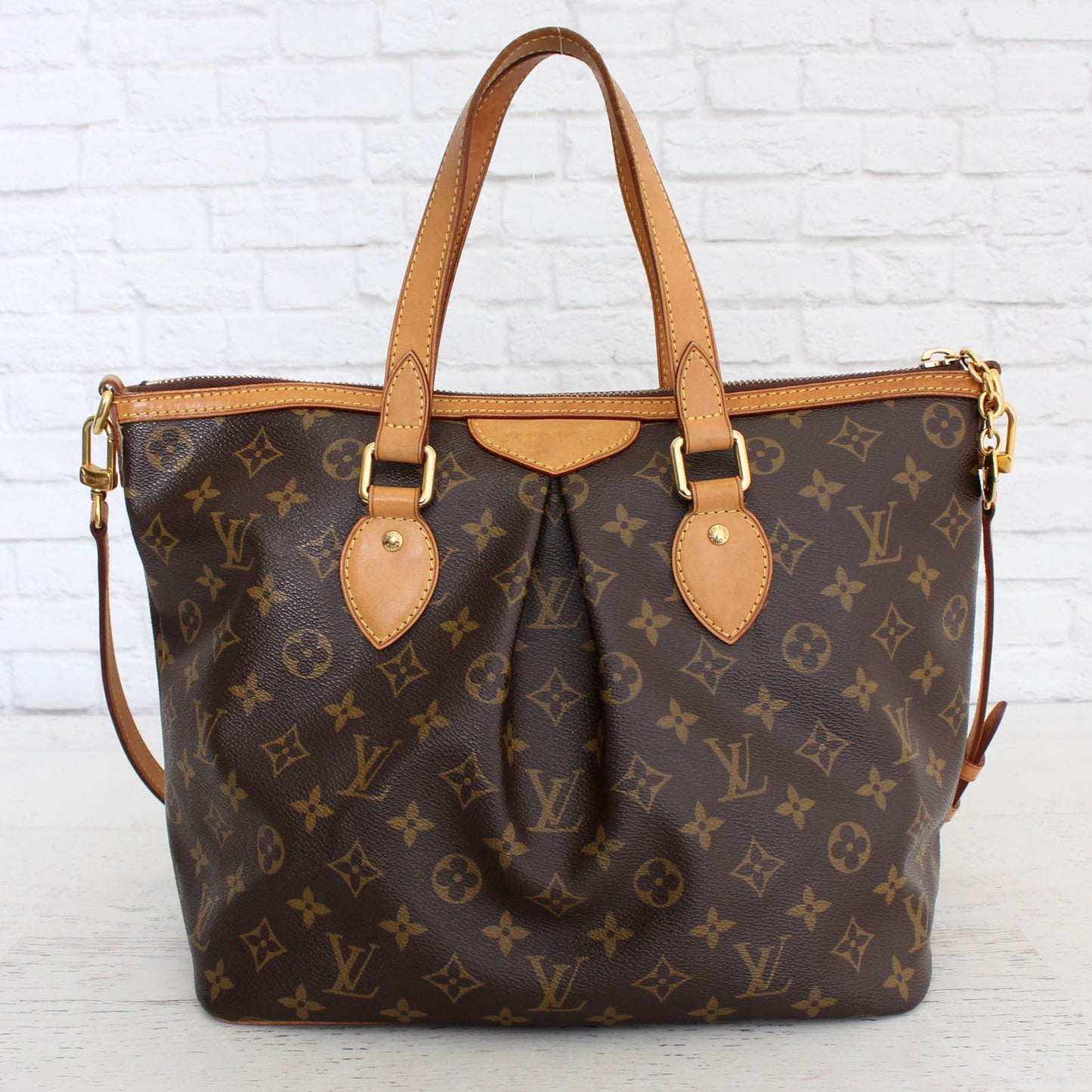 Louis Vuitton Palermo PM Monogram Purse & Strap