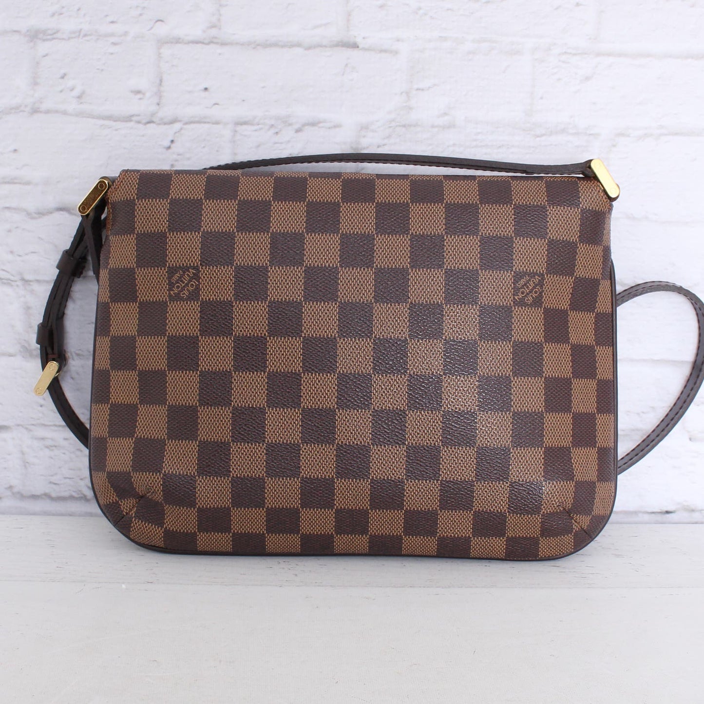 Louis Vuitton Musette Tango Crossbody Damier Ebene