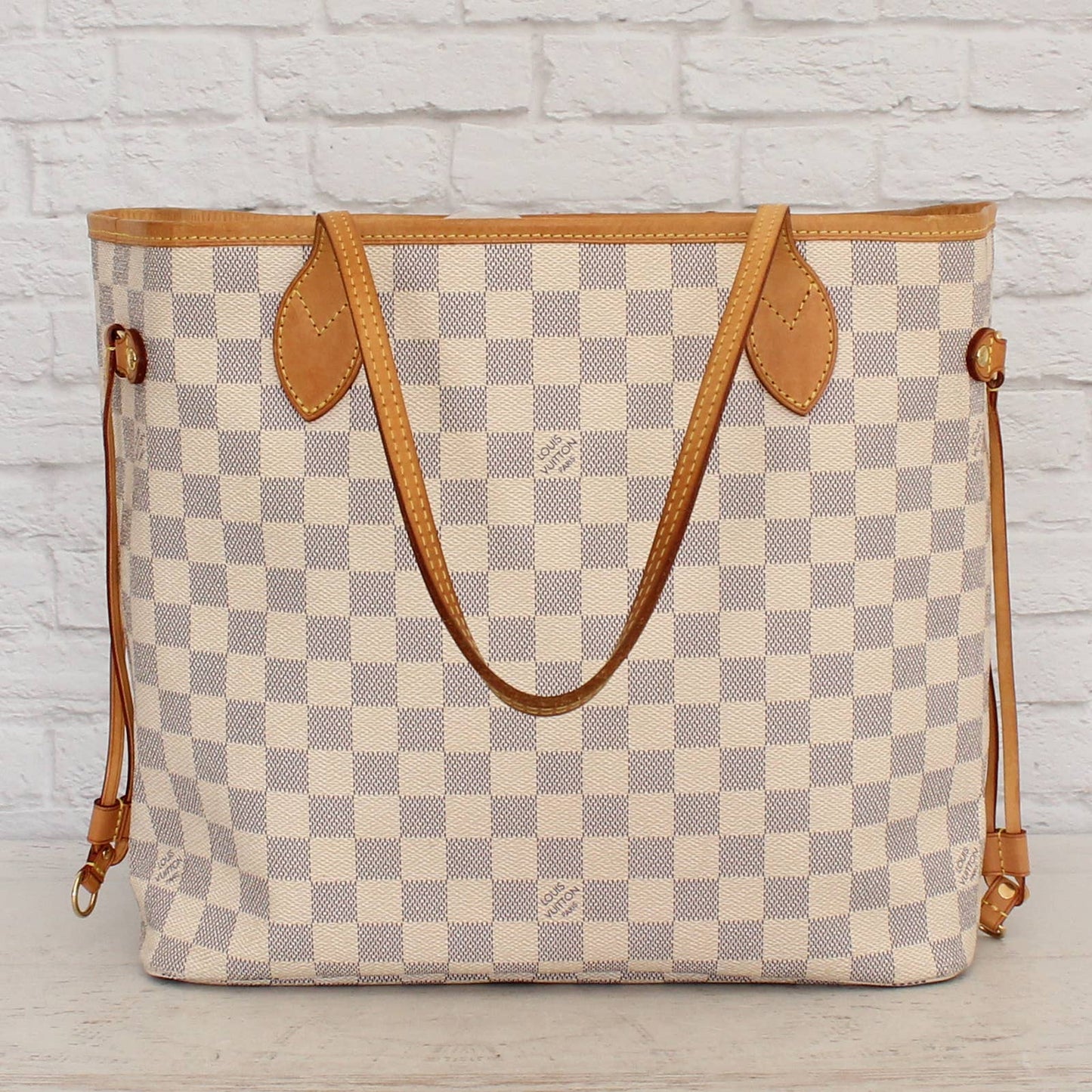 Louis Vuitton Neverfull MM Damier Azur Tote