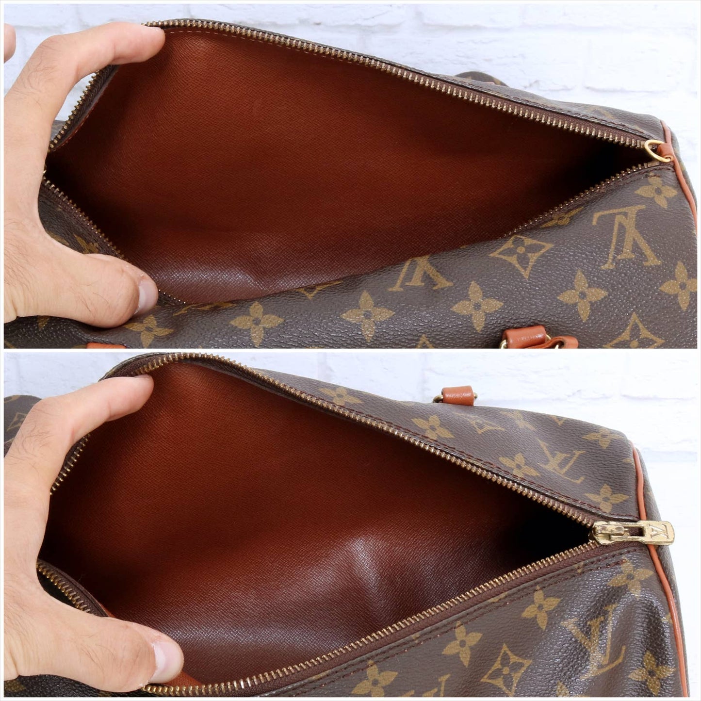 Louis Vuitton Papillon 30 Monogram with Pouch Satchel