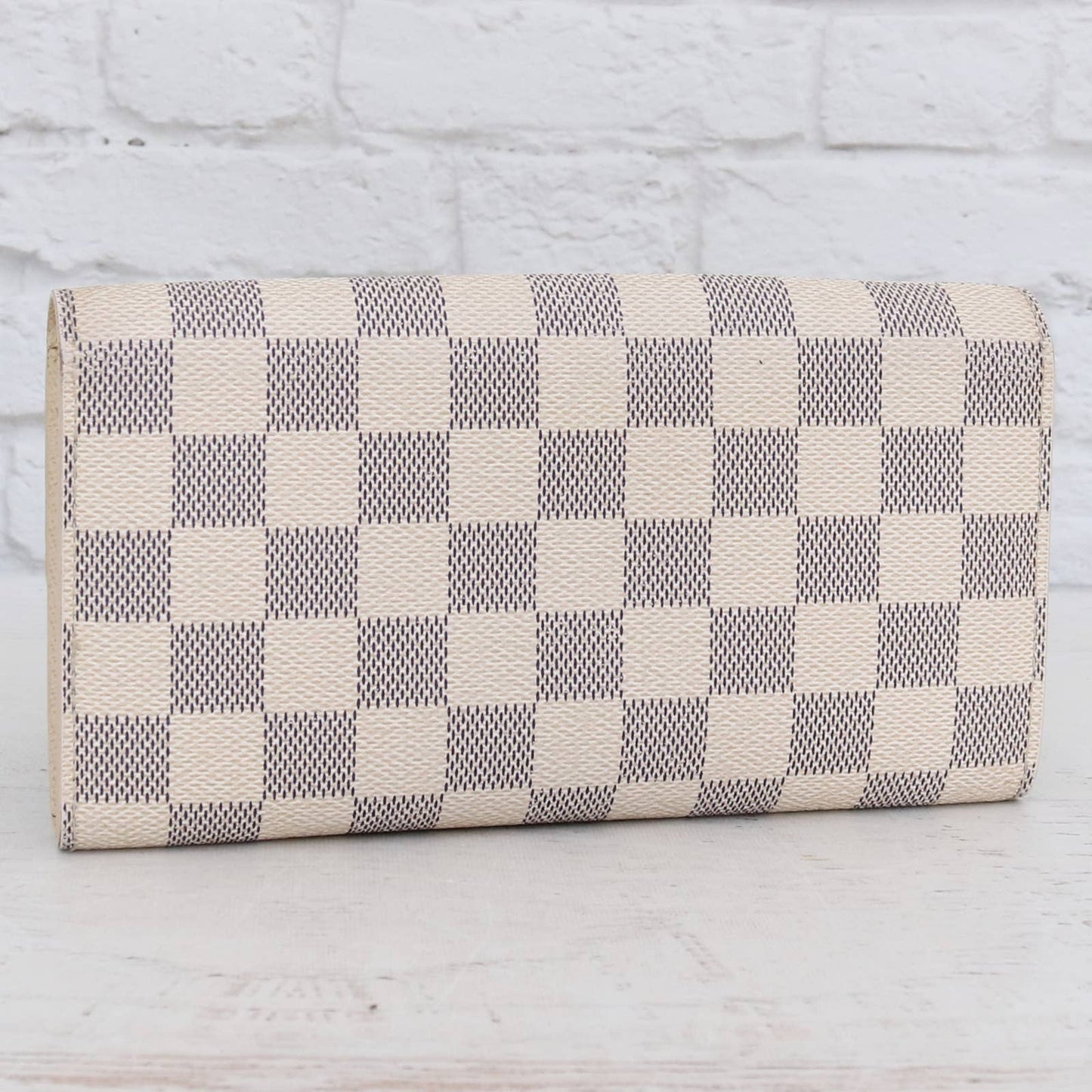 Louis Vuitton Sarah Portefeuille Damier Azur Wallet with Box & Dust Bag