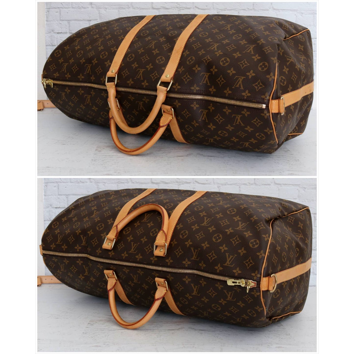 Louis Vuitton Keepall Bandouliere 60 Monogram Duffle Travel Bag