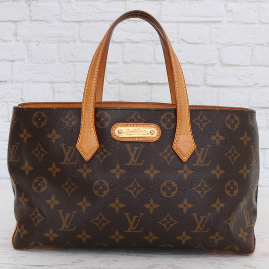 Louis Vuitton Wilshire PM Monogram Tote Satchel