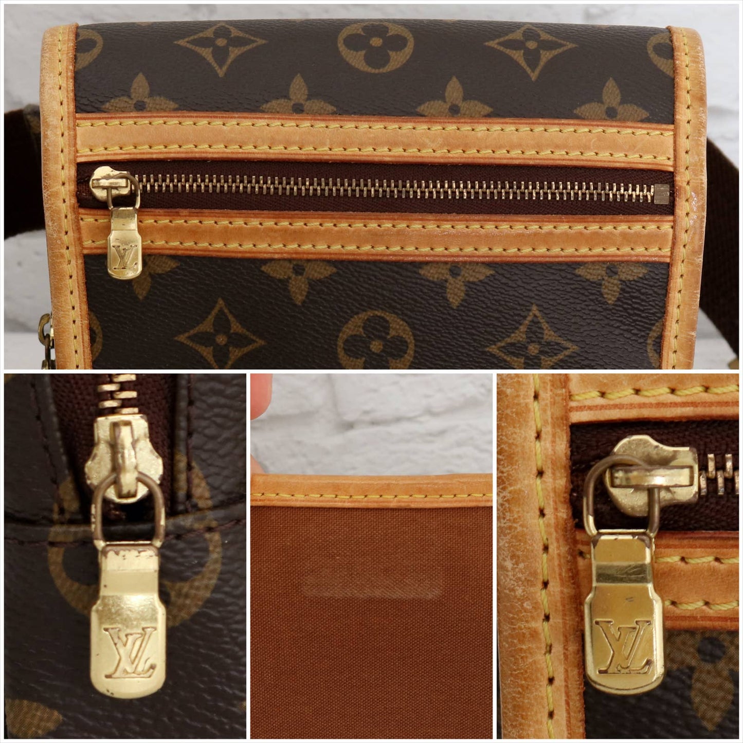 Louis Vuitton Bosphore Bum Bag Monogram Belt Waist Purse