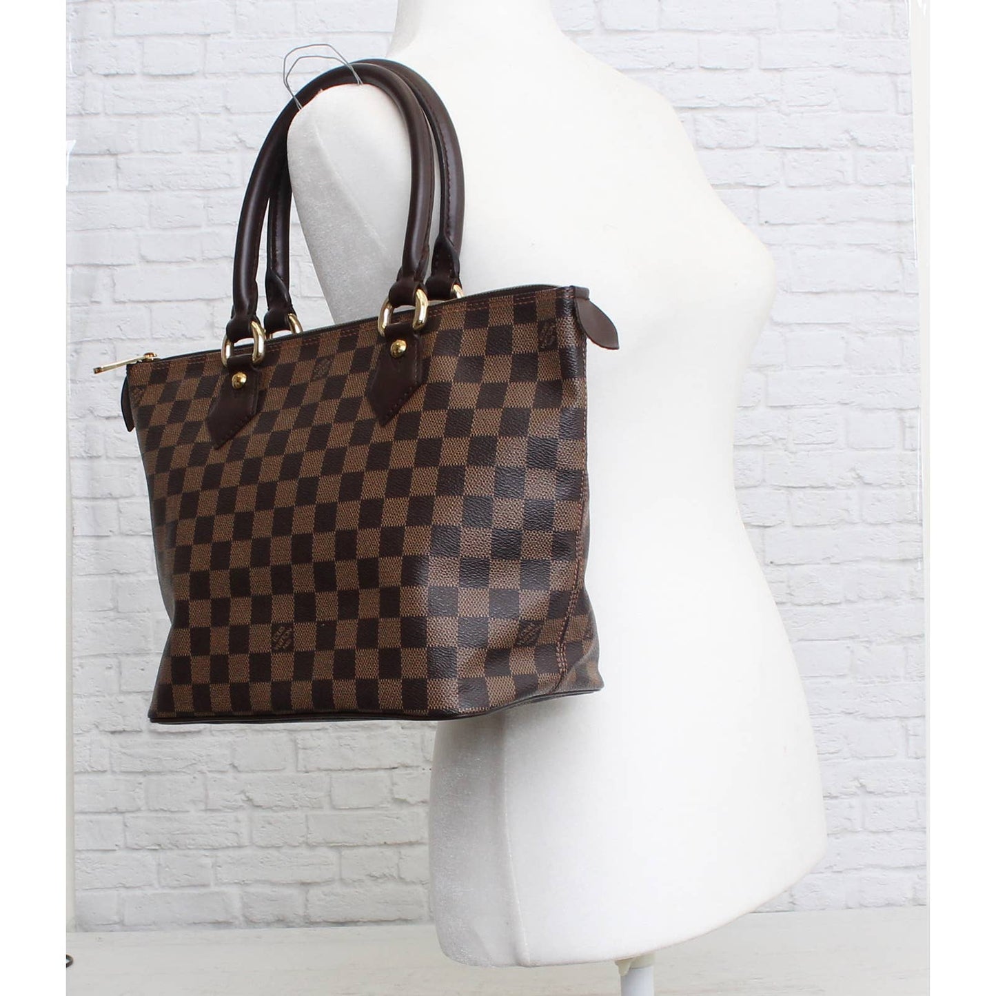 Louis Vuitton Saleya PM Tote Damier Ebene Small Bag