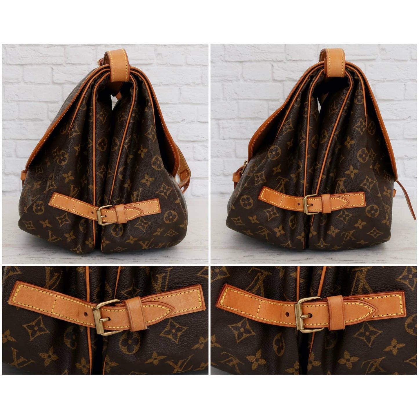 Louis Vuitton Saumur 35 Monogram Crossbody & Shoulder Bag