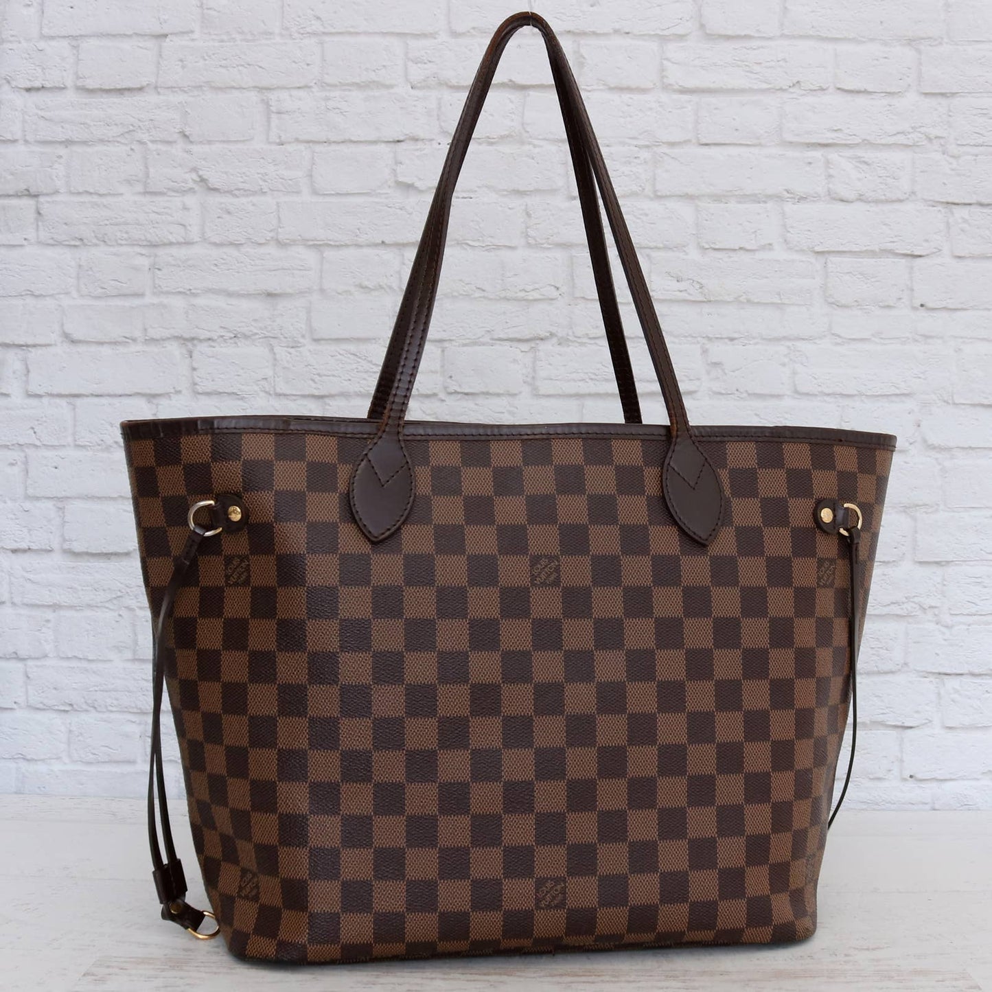 Louis Vuitton Neverfull MM Damier Ebene Tote