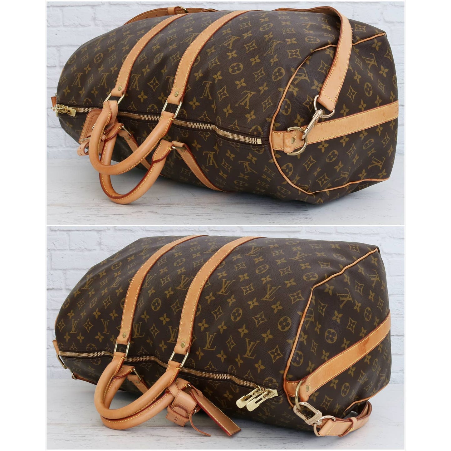 Louis Vuitton Keepall Bandouliere 50 Monogram Satchel & Shoulder Bag