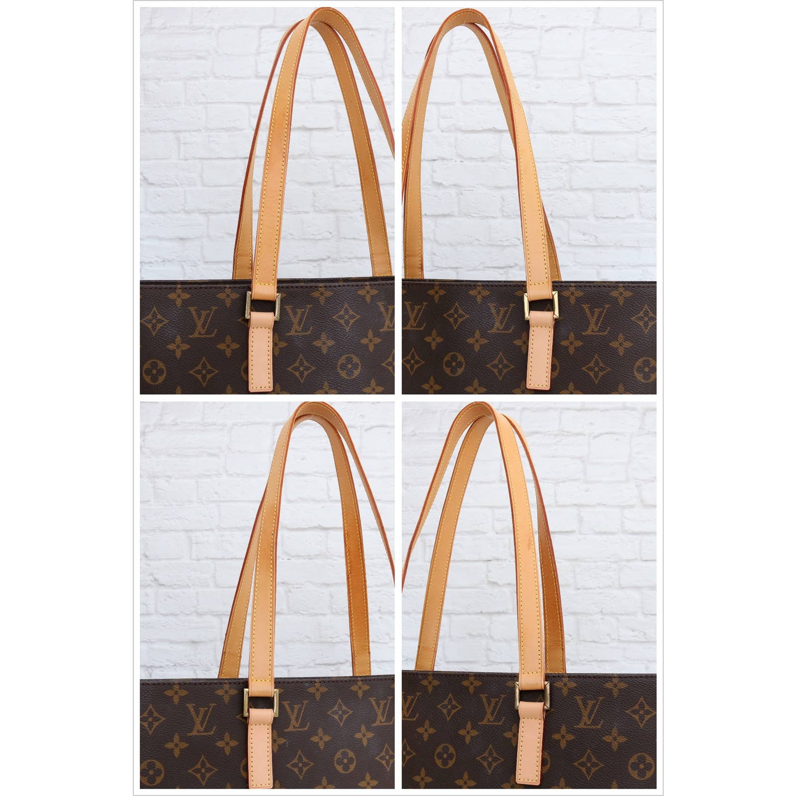 Louis Vuitton Luco Handbag Monogram Canvas Brown 22394382