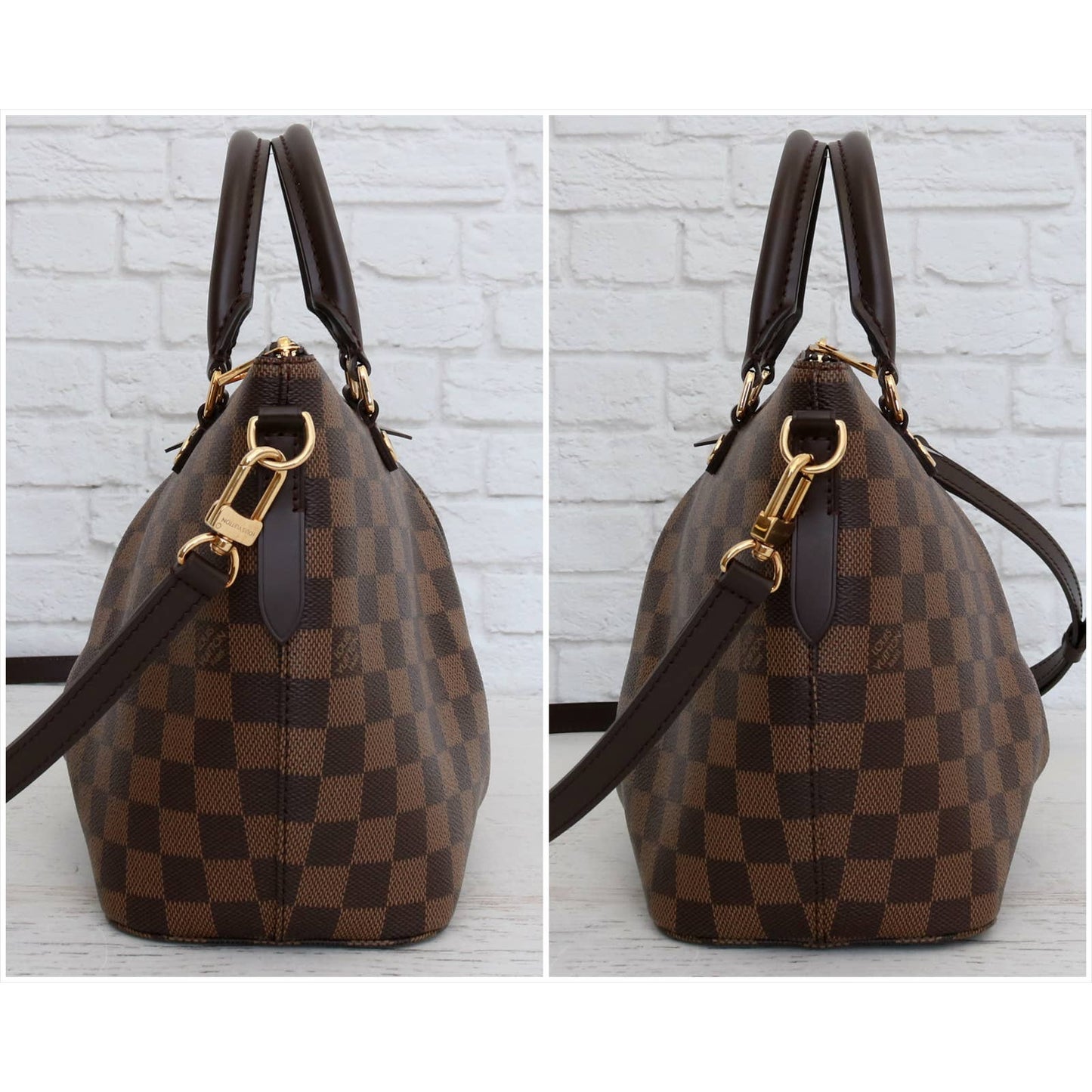 Louis Vuitton Siena PM Damier Ebene Crossbody with Box & Dust Bag