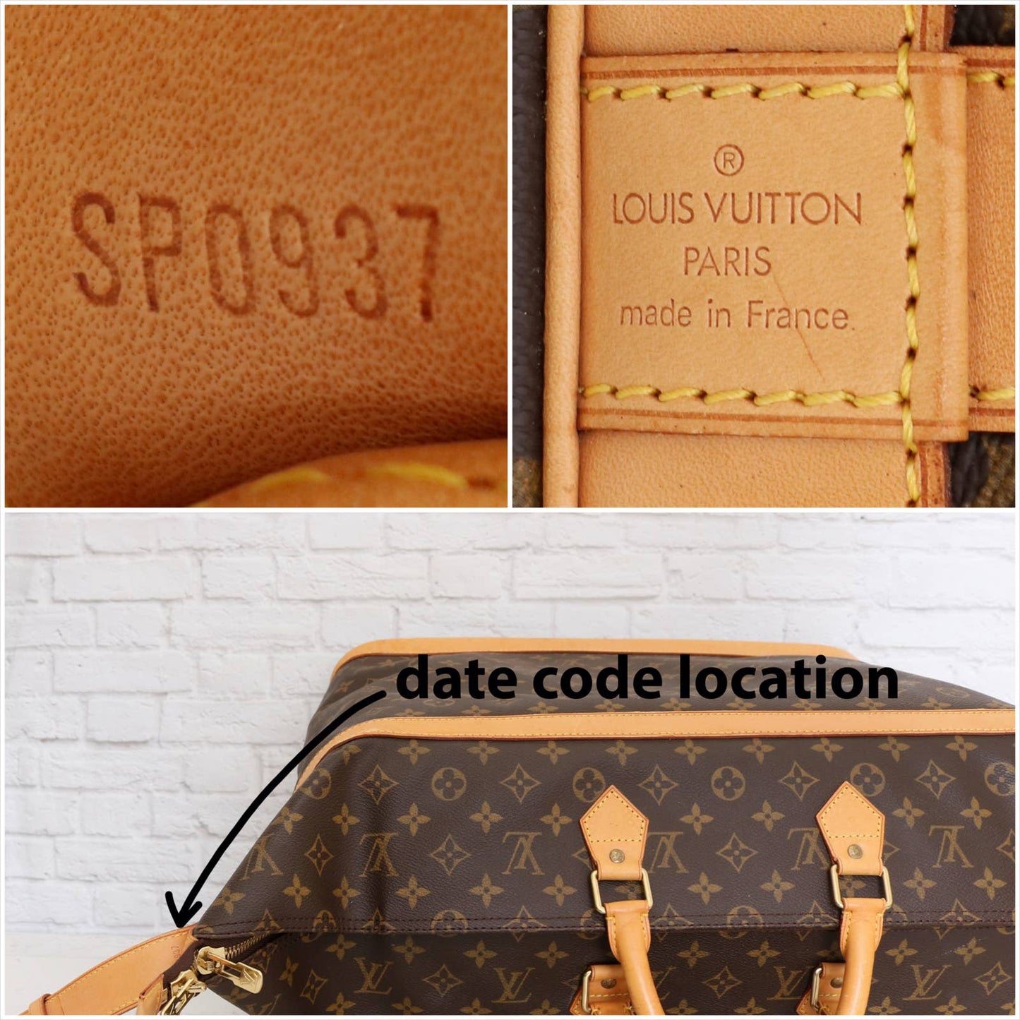 Louis Vuitton Cruiser 45 Monogram Satchel Travel Bag