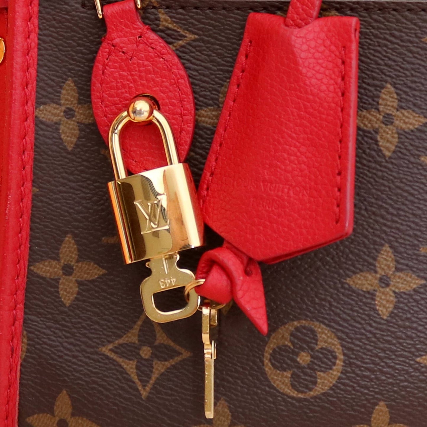 Louis Vuitton Popincourt PM Monogram Red Crossbody Shoulder Bag with Dust Bag & Box