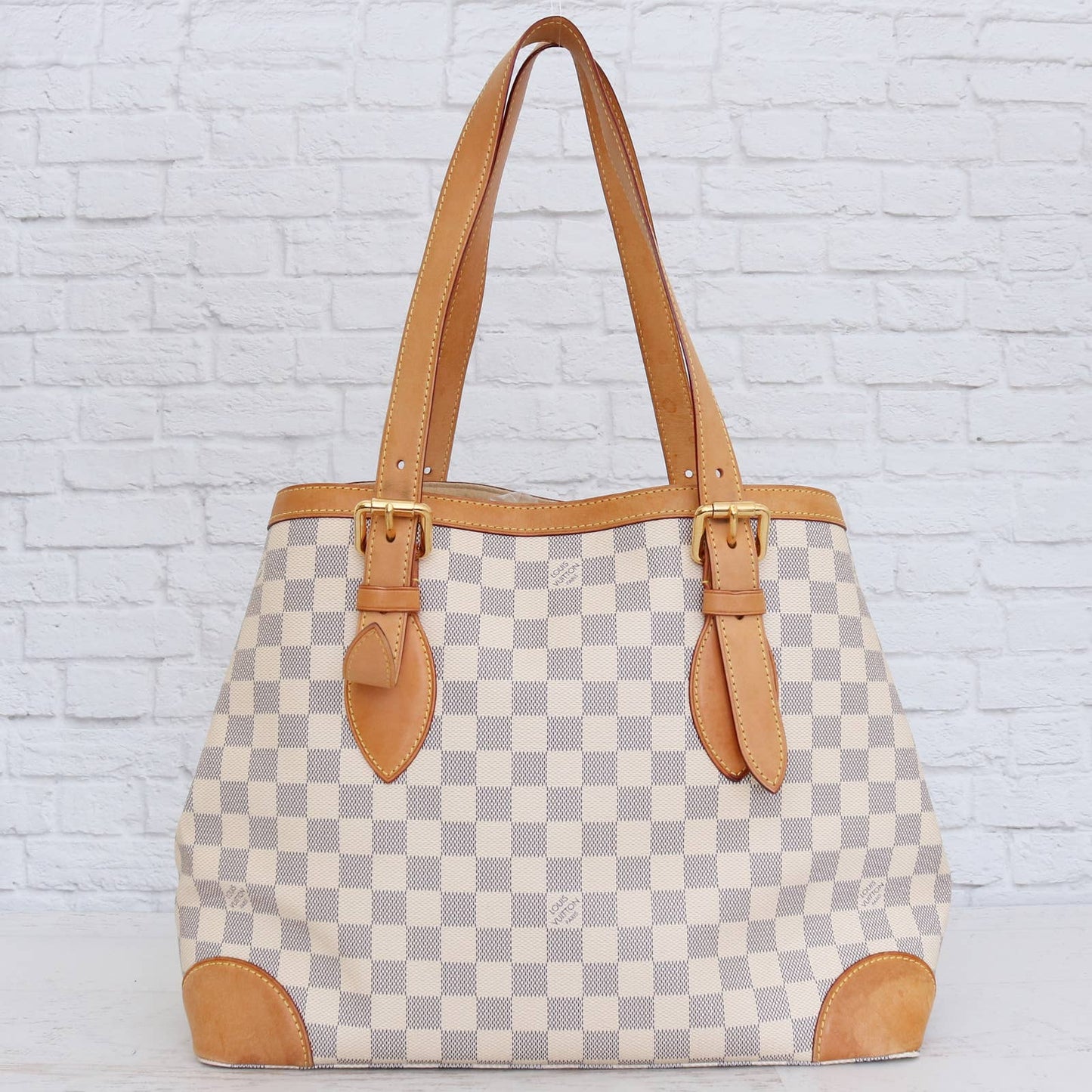 Louis Vuitton Hampstead MM Damier Azur Shoulder Bag