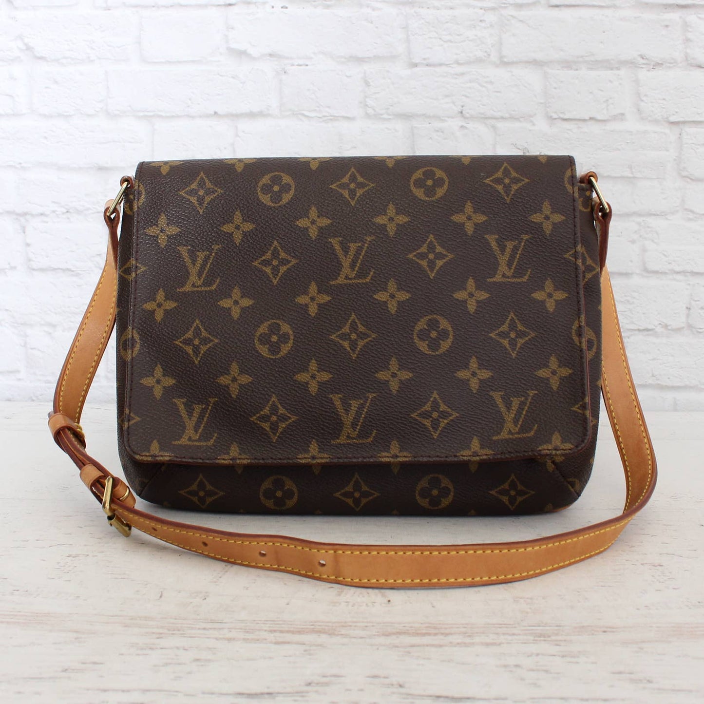 Louis Vuitton Musette Tango Short Monogram Shoulder Bag