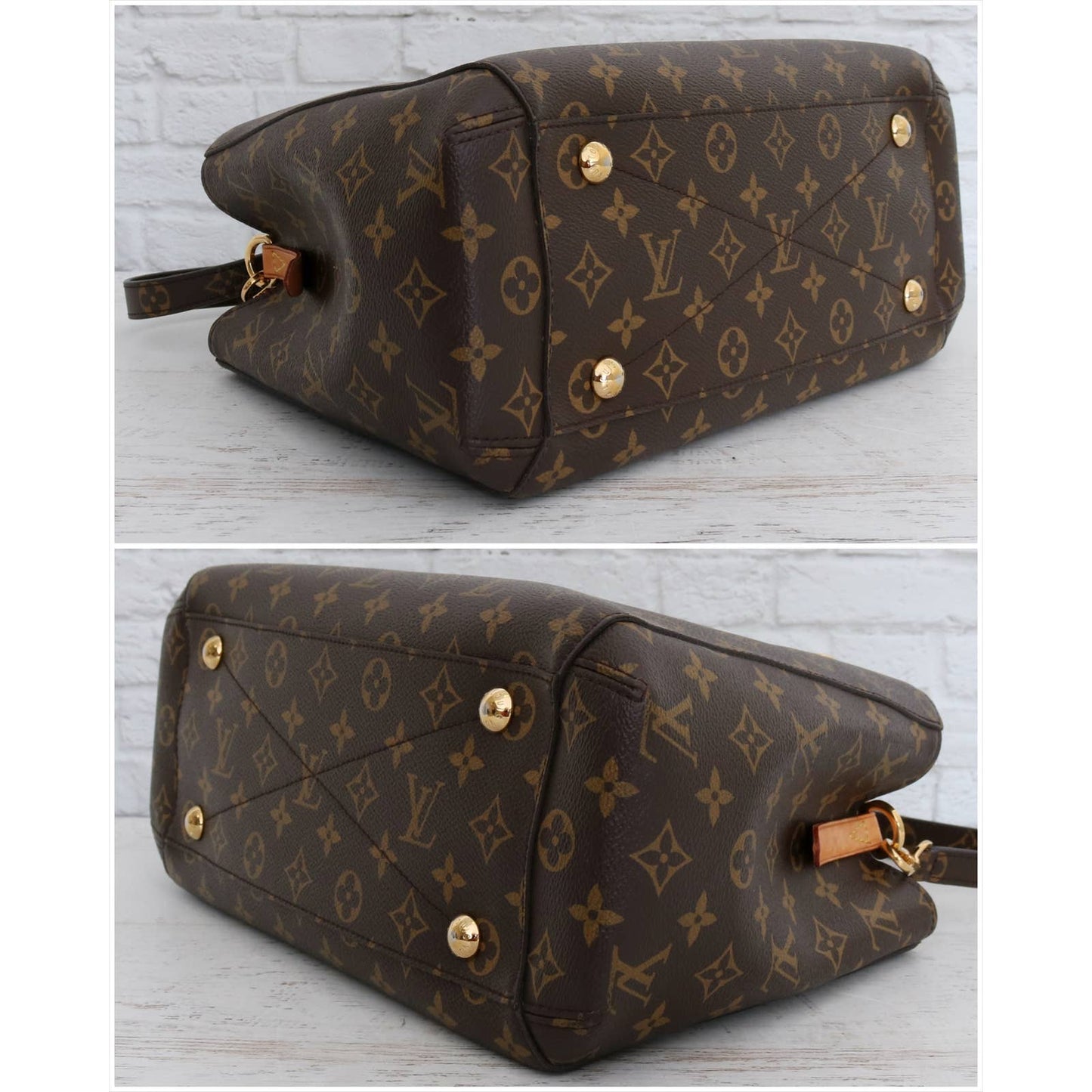 Louis Vuitton Montaigne MM Monogram Satchel & Shoulder Bag Dust Bag & Box