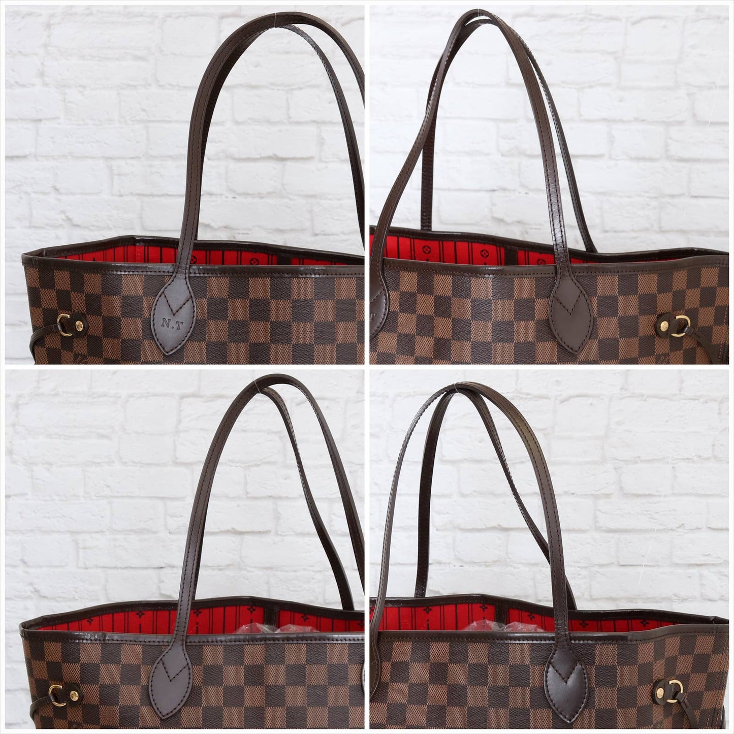 Louis Vuitton Neverfull MM Damier Ebene Tote