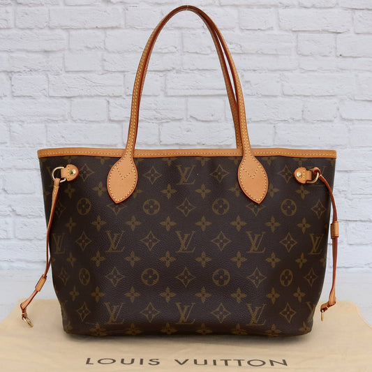 Louis Vuitton Neverfull PM Monogram Tote Shoulder Bag