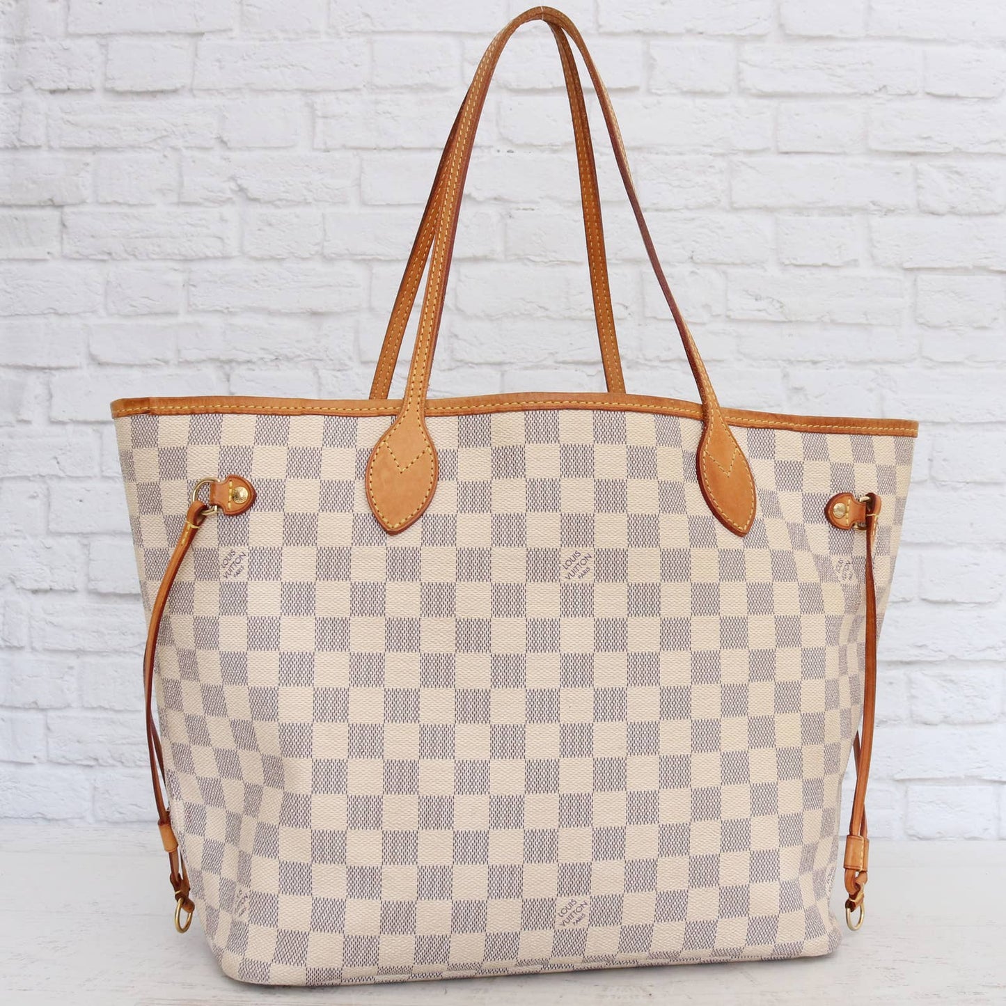 Louis Vuitton Neverfull MM Damier Azur Tote