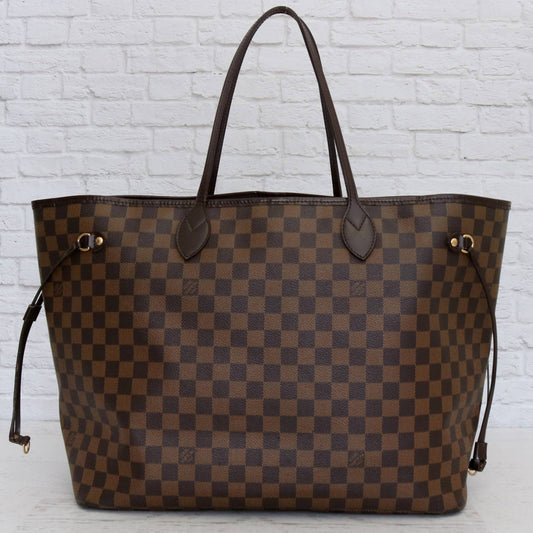 Louis Vuitton Neverfull GM Damier Ebene Tote