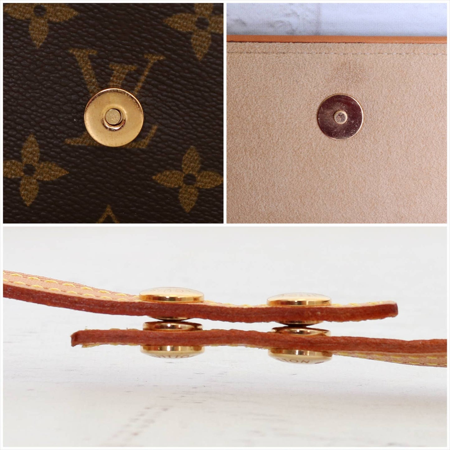 Louis Vuitton Pochette Twin GM Monogram Crossbody & Clutch