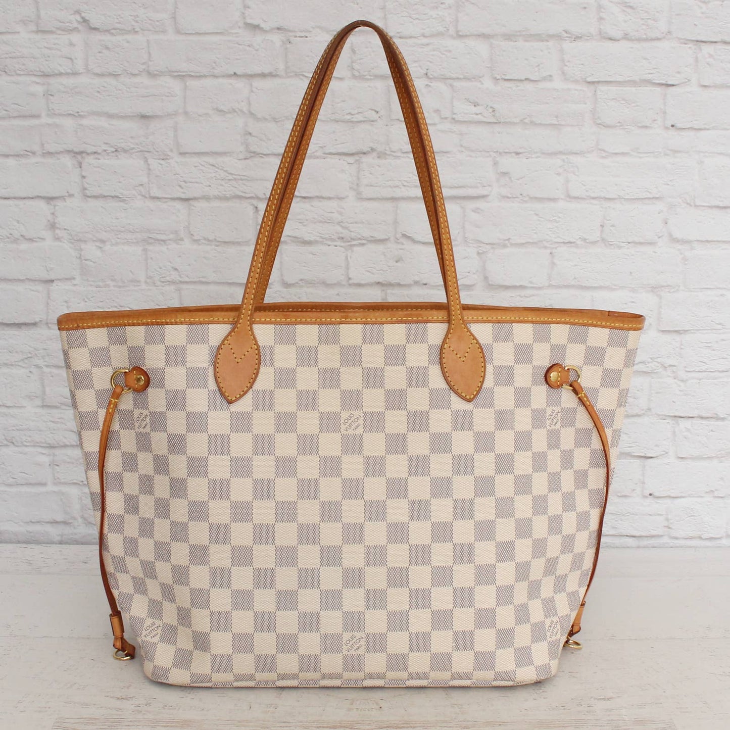 Louis Vuitton Neverfull MM Damier Azur Tote