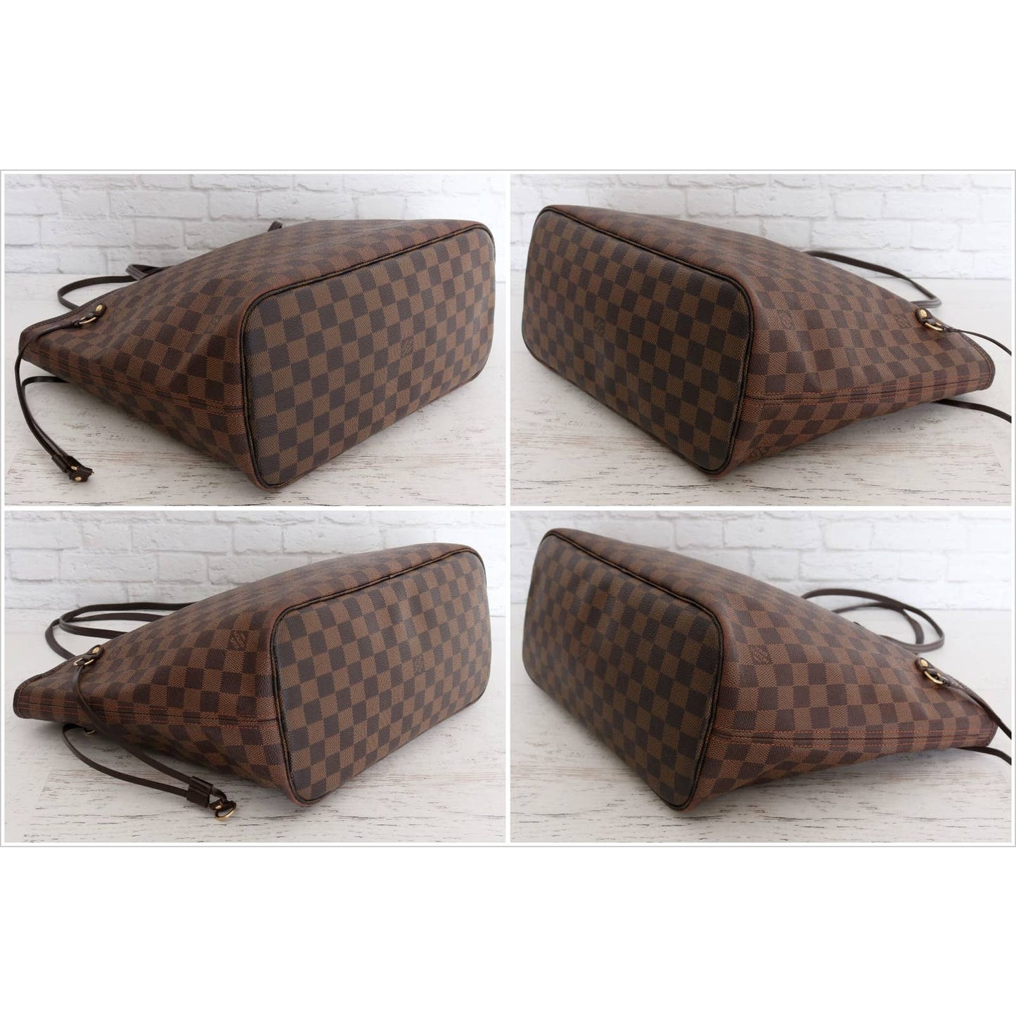 Louis Vuitton Neverfull MM Damier Ebene Cherry Tote