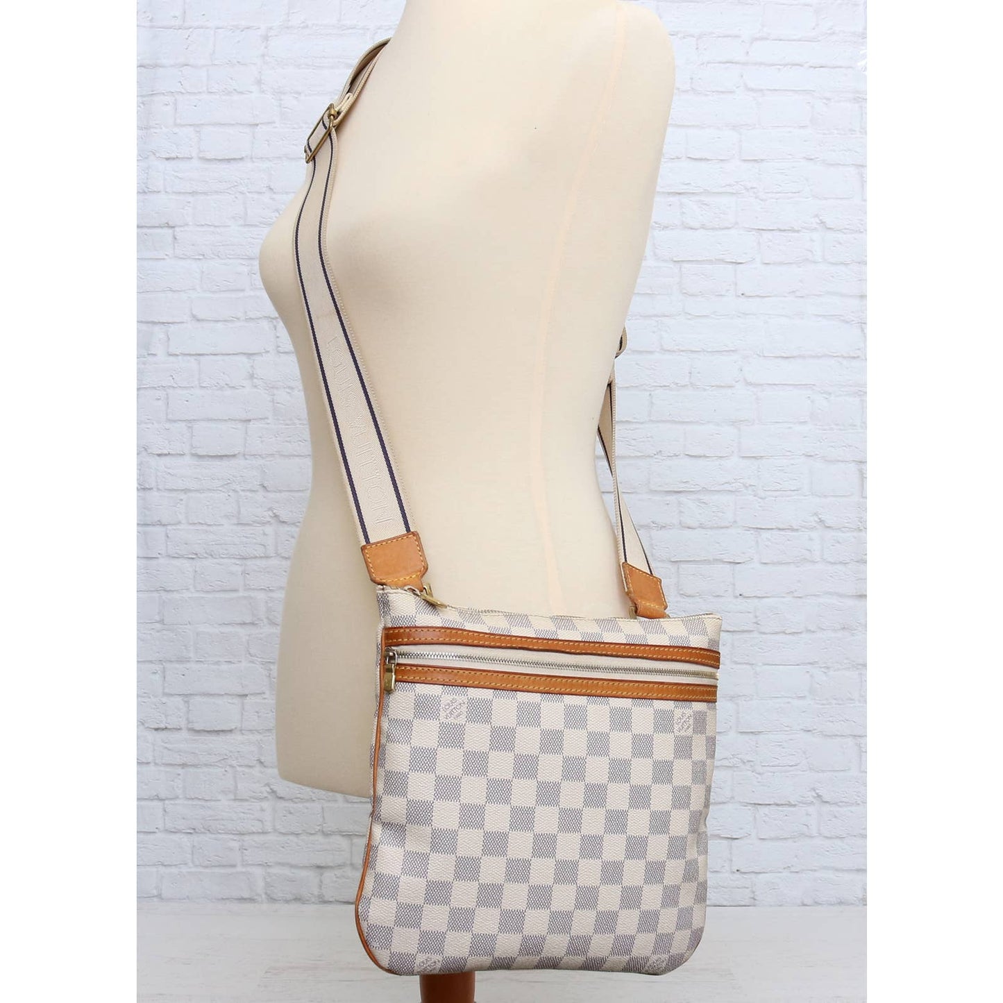 Louis Vuitton Pochette Bosphore Damier Azur Crossbody