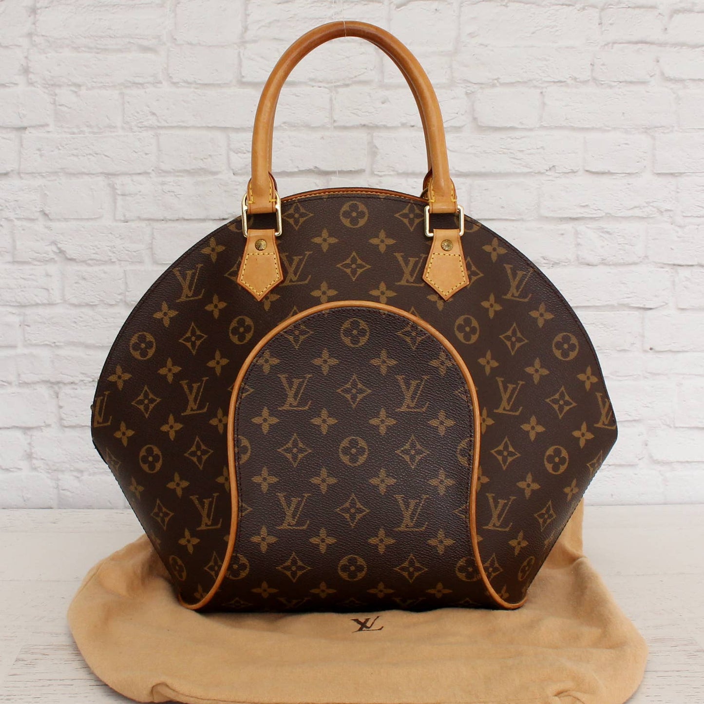 Louis Vuitton Ellipse MM Monogram Satchel