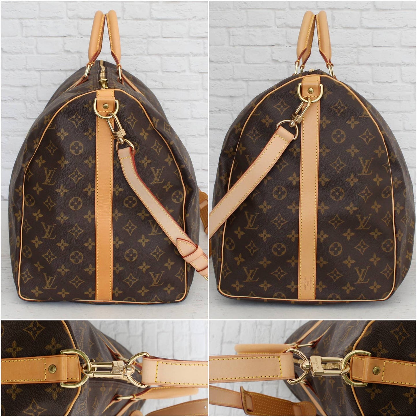 Louis Vuitton Keepall 60 Bandouliere Monogram Duffle