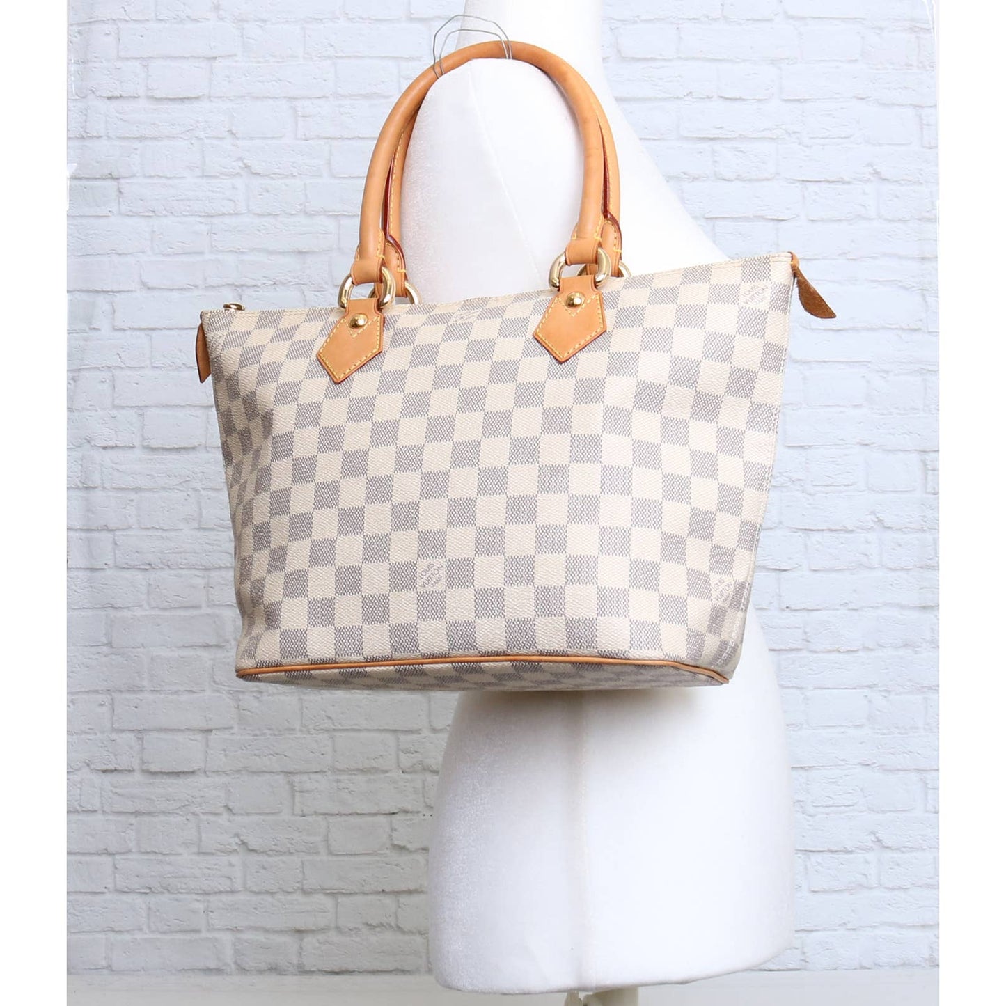 Louis Vuitton Saleya PM Tote Damier Azur Satchel