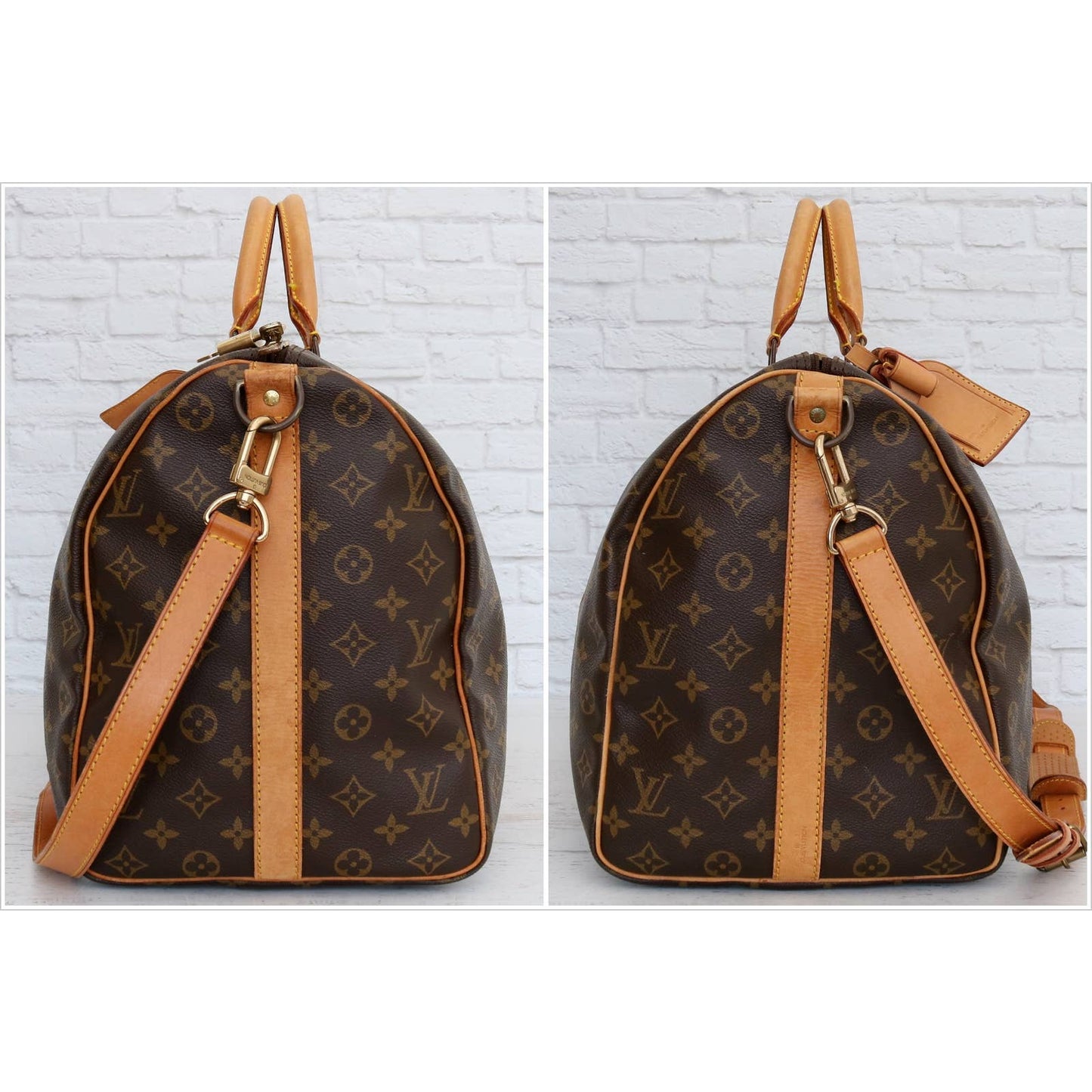 Louis Vuitton Keepall Bandouliere 50 Monogram Travel Duffle Bag