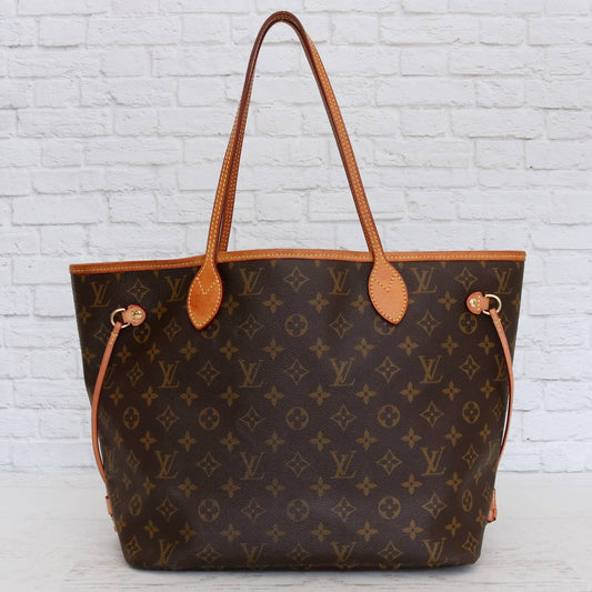 Louis Vuitton Neverfull MM Monogram Tote Shoulder Bag