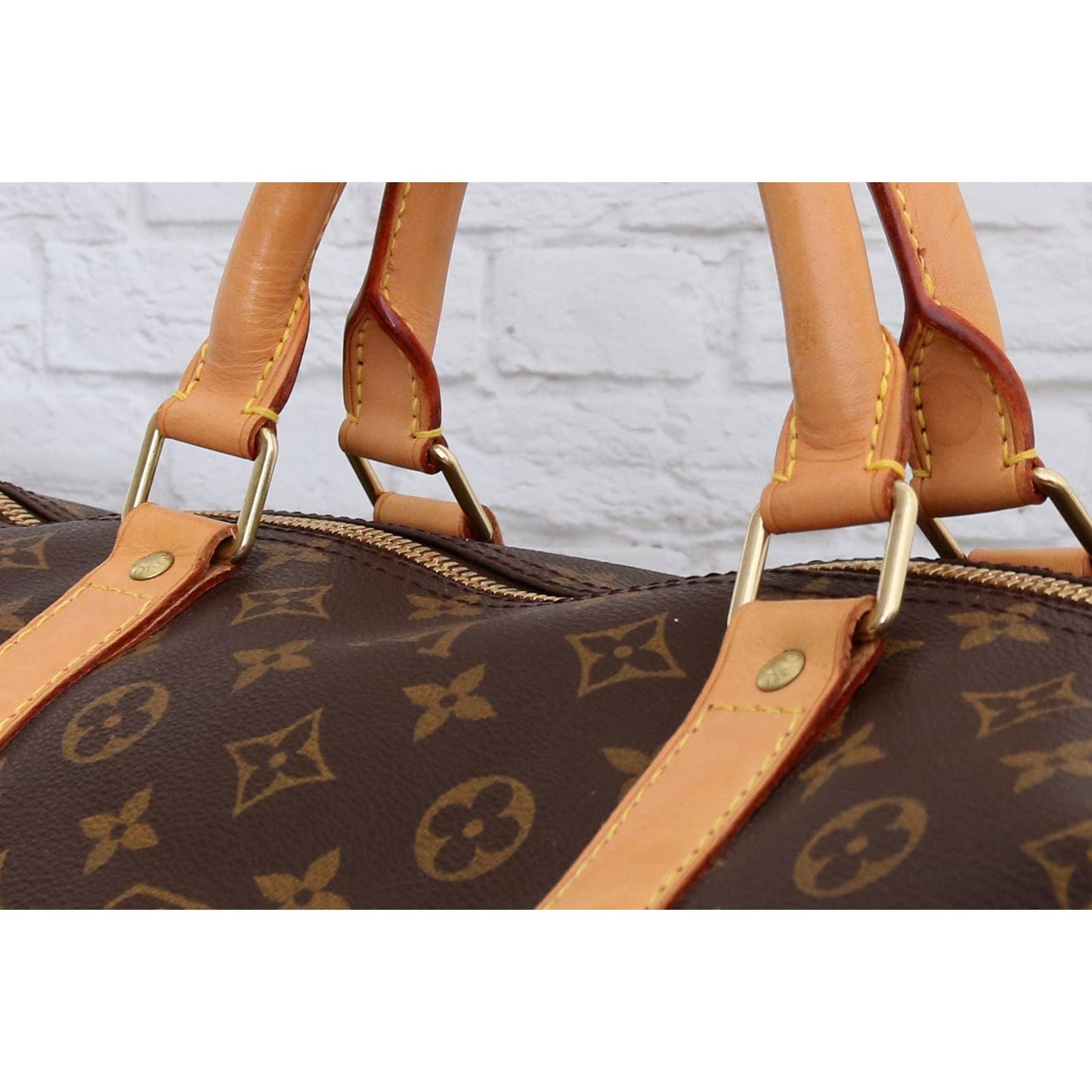 Louis Vuitton Keepall Bandouliere 60 Monogram Duffle Travel Bag