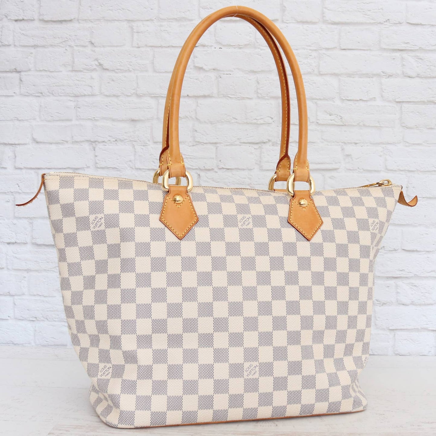 Louis Vuitton Saleya MM Damier Azur Tote