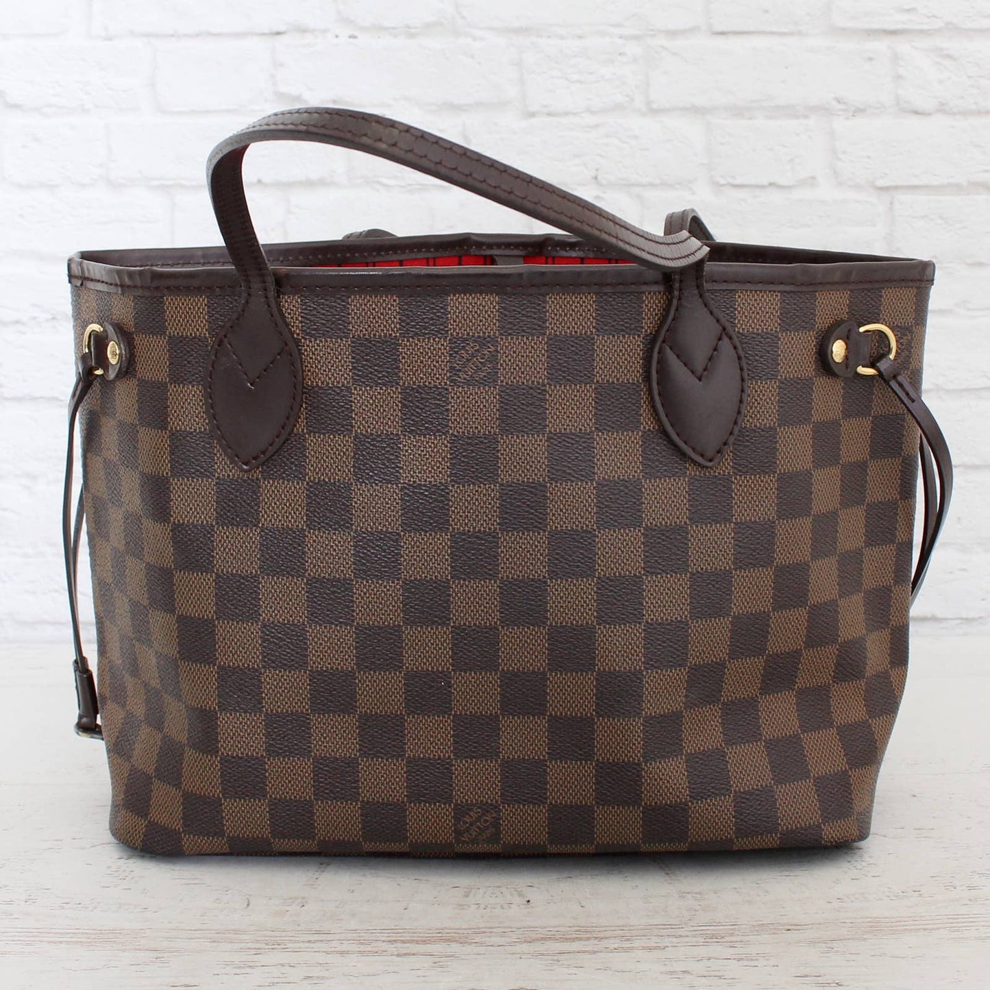 Louis Vuitton Neverfull PM Damier Ebene Tote w/ Dust Bag