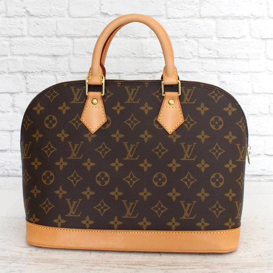 Louis Vuitton Alma MM Monogram Satchel