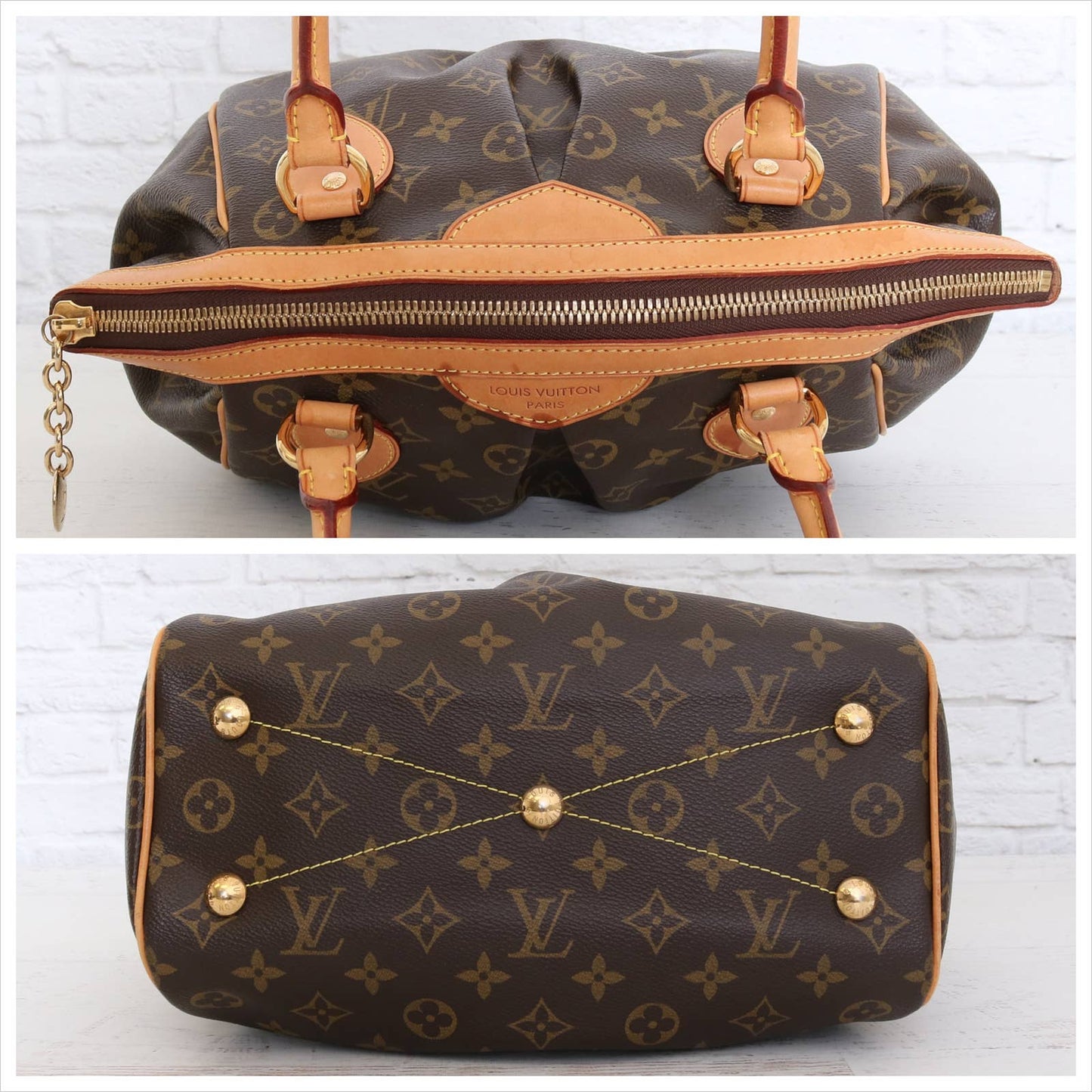 Louis Vuitton Tivoli PM Monogram Satchel with Dust Bag & Box