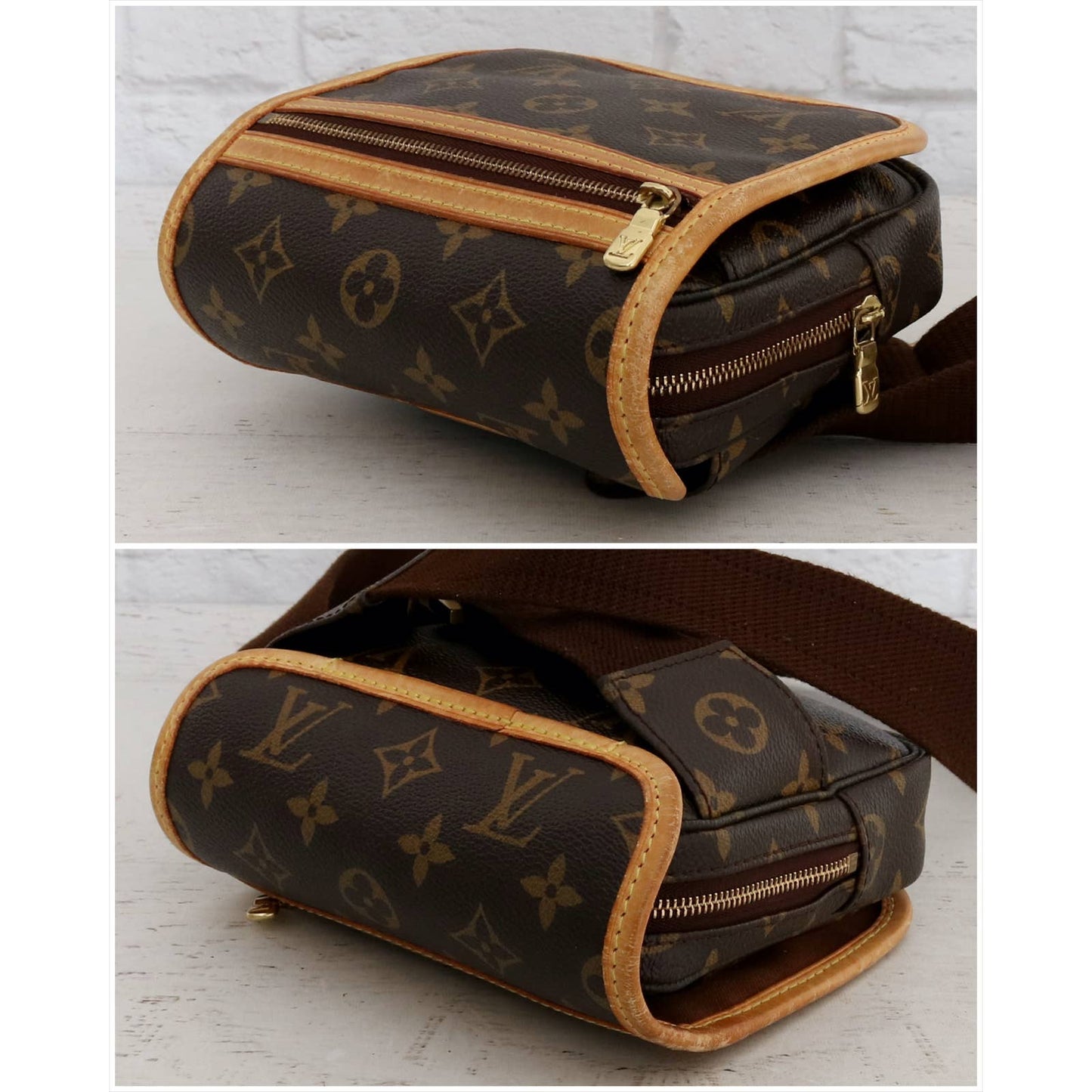 Louis Vuitton Bosphore Bum Bag Monogram Belt Waist Purse