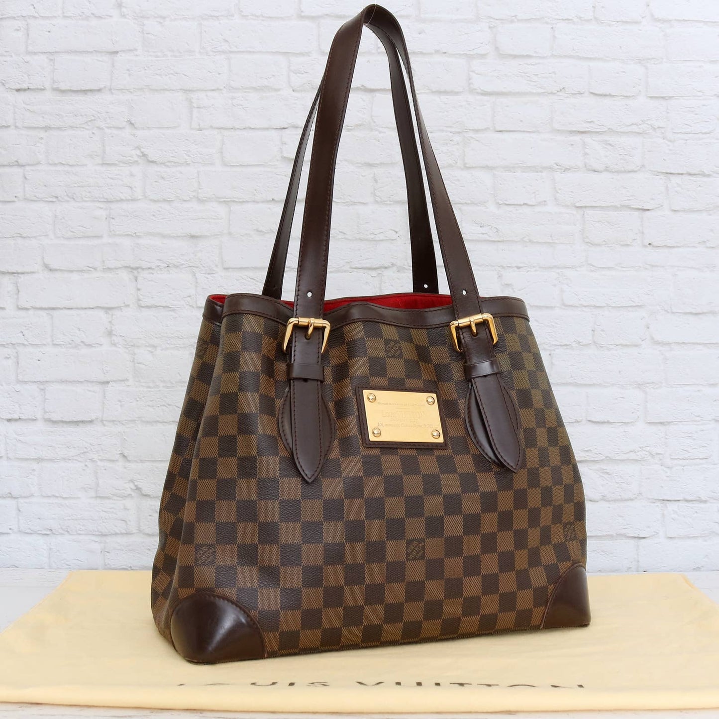 Louis Vuitton Hampstead MM Damier Ebene Tote