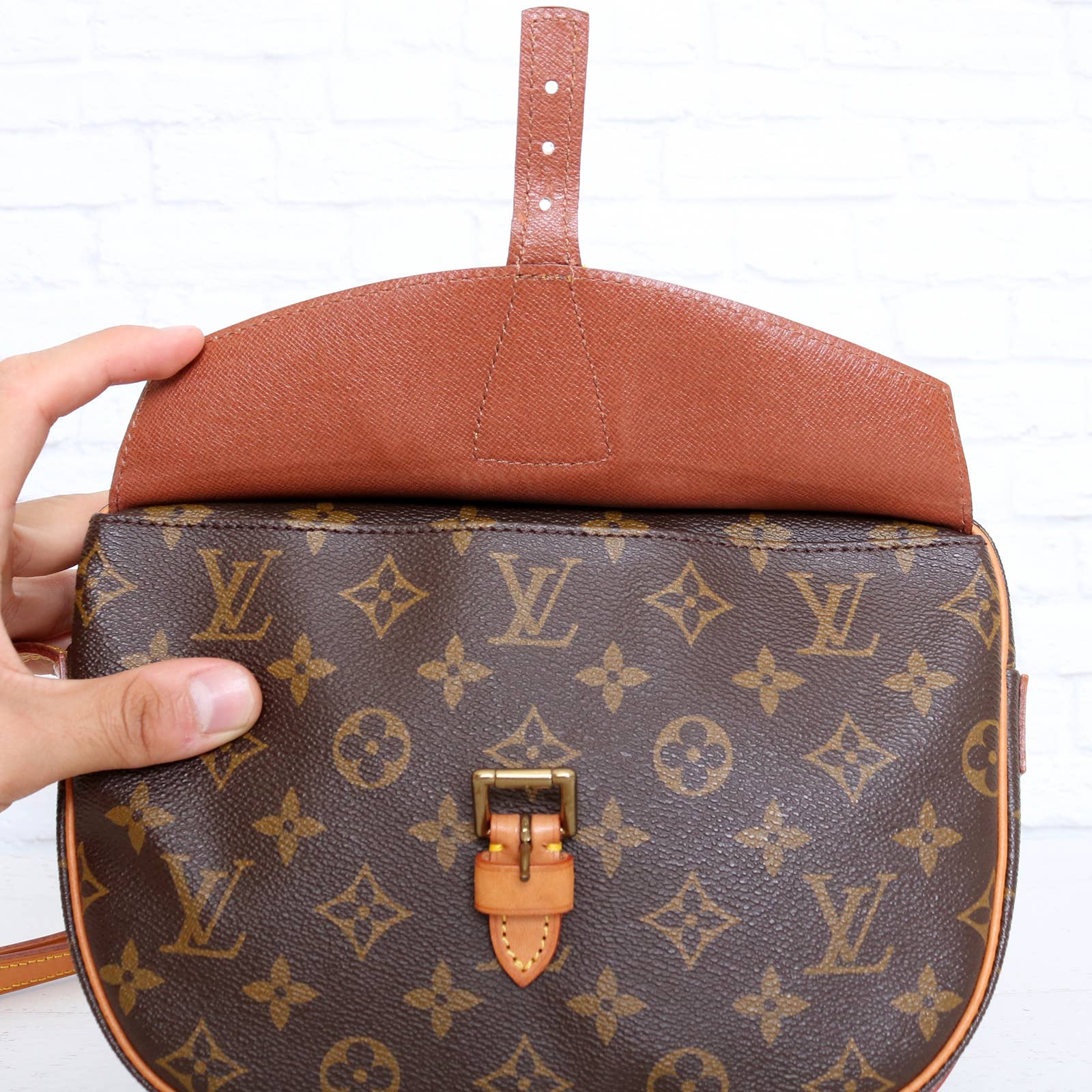 Louis Vuitton Jeune Fille PM Crossbody Bag Purse Messenger Monogram LV –  brandedmoda