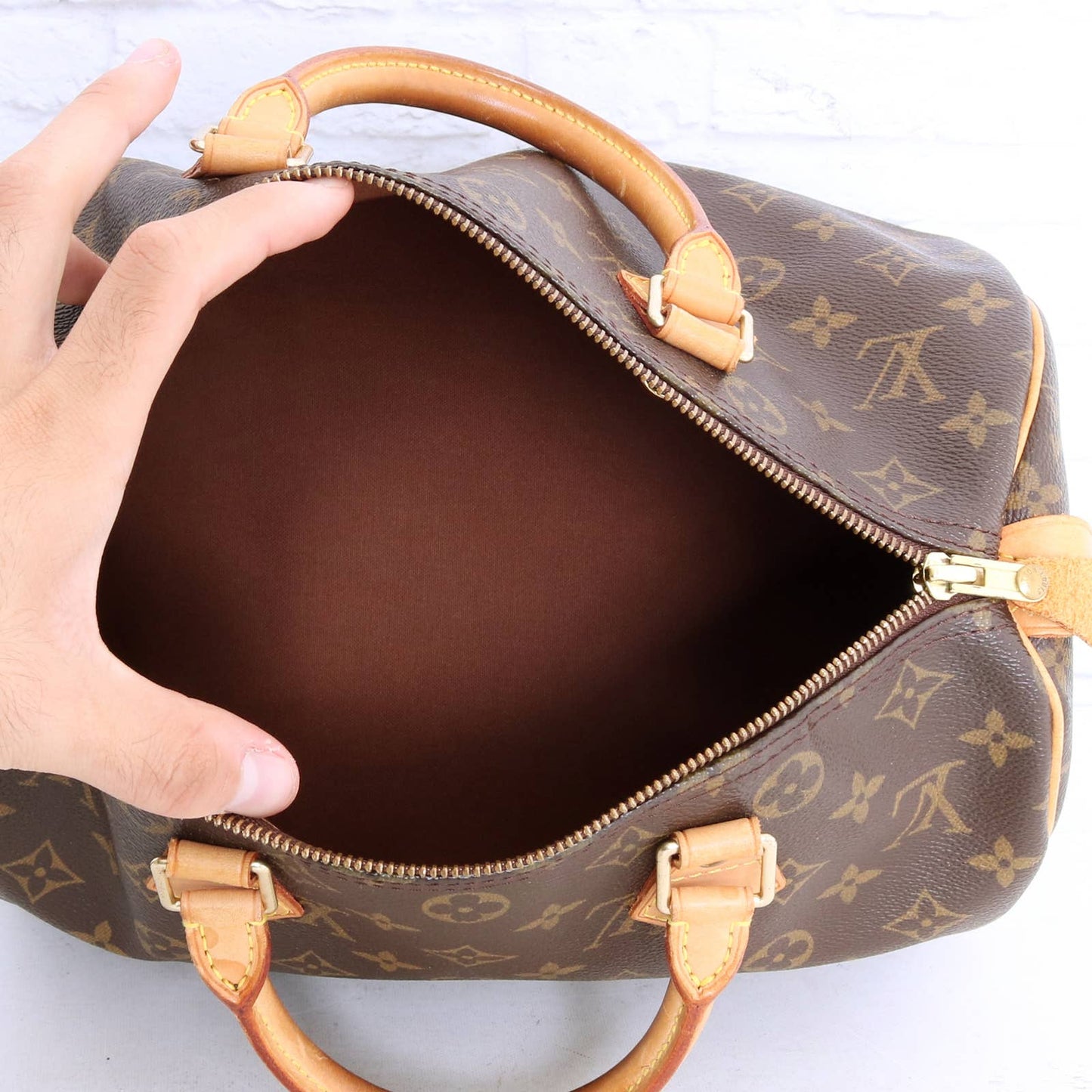 Louis Vuitton Speedy 30 Monogram Boston Satchel