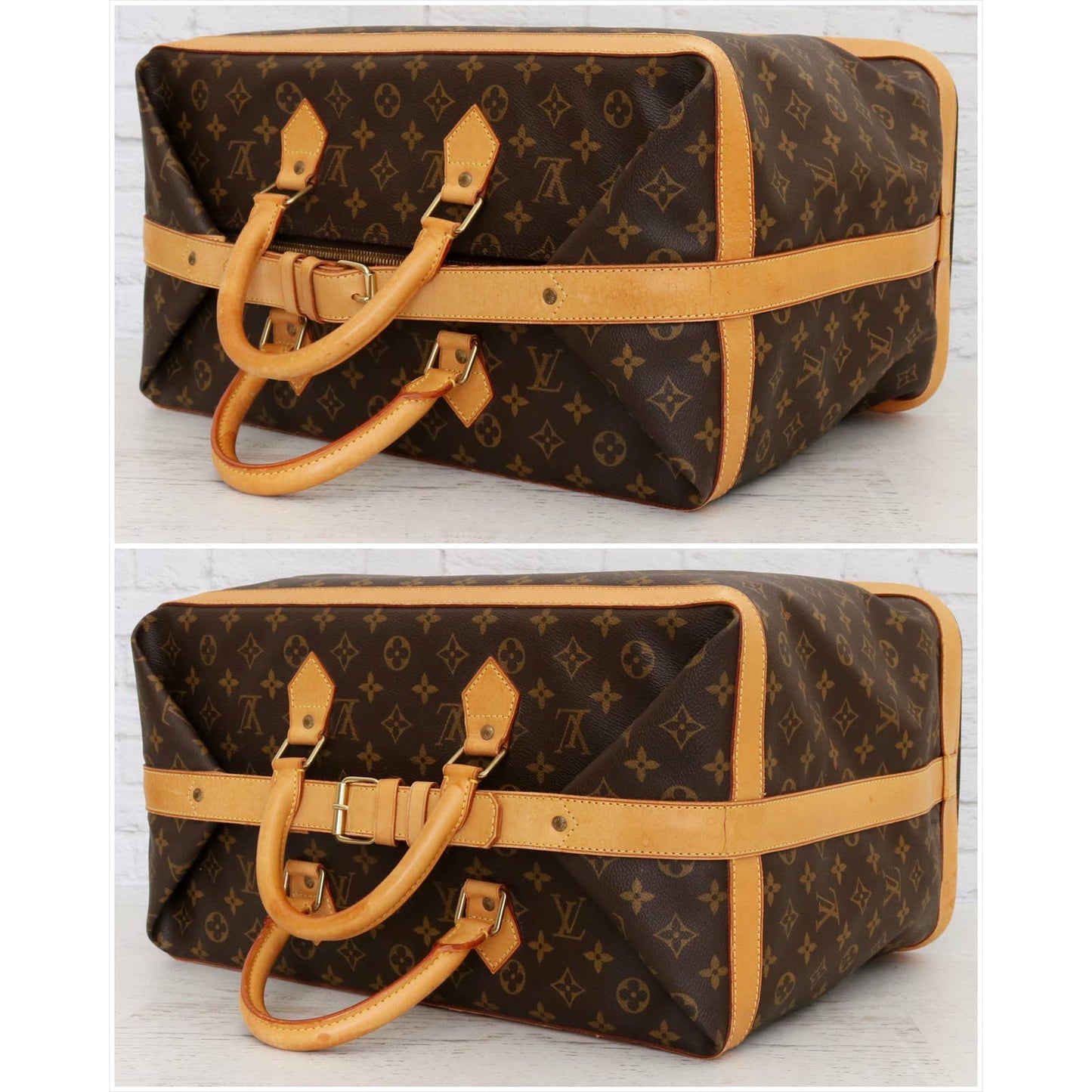 Louis Vuitton Cruiser 45 Monogram Satchel Travel Bag