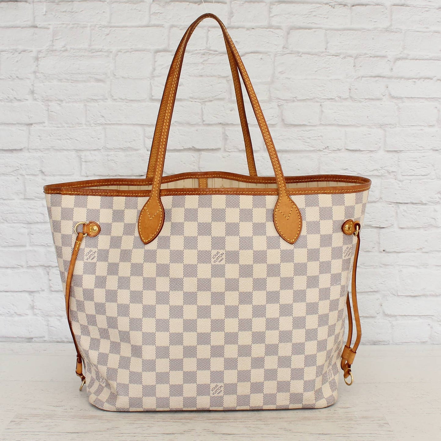 Louis Vuitton Neverfull MM Damier Azur Tote