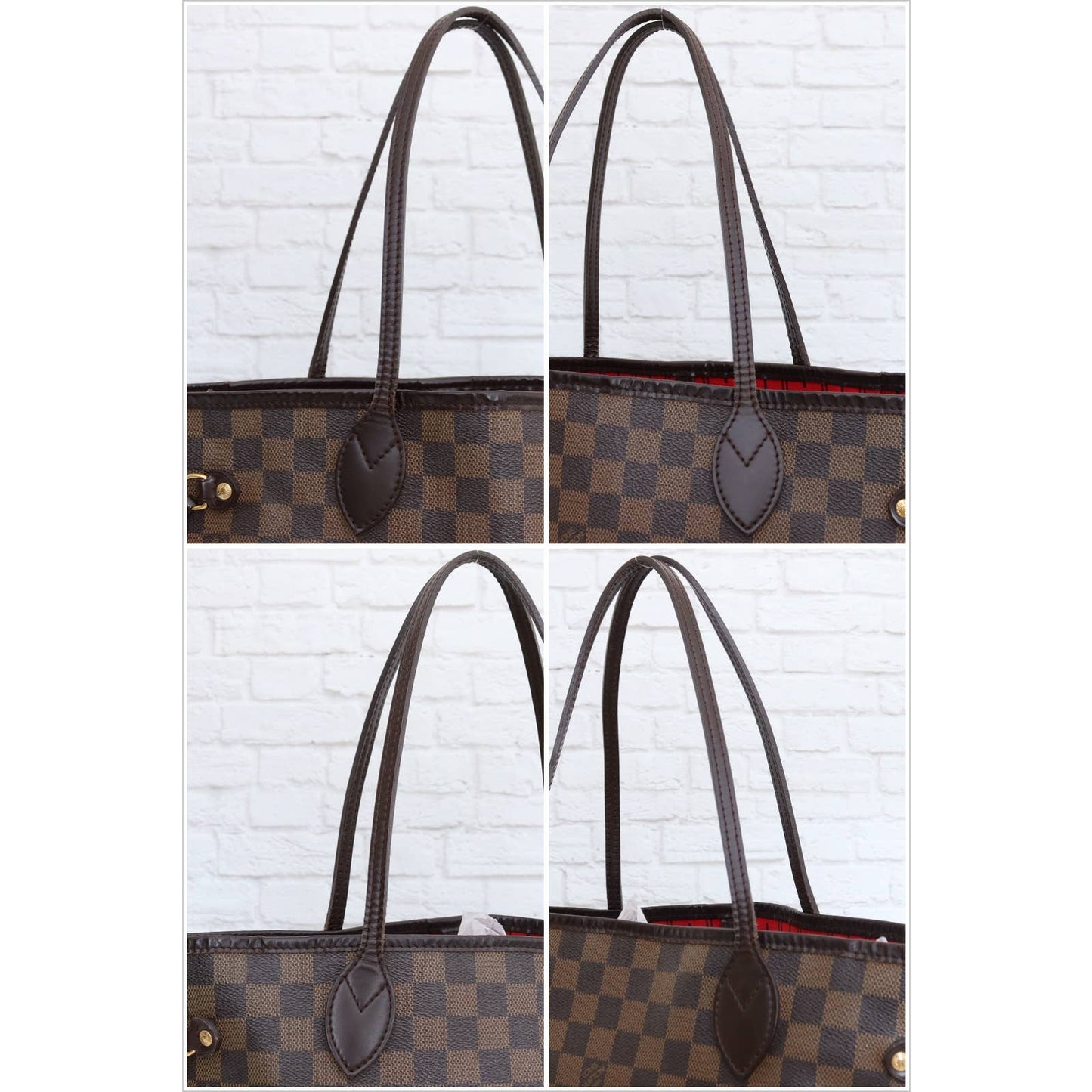 Louis Vuitton Neverfull MM Damier Ebene Tote