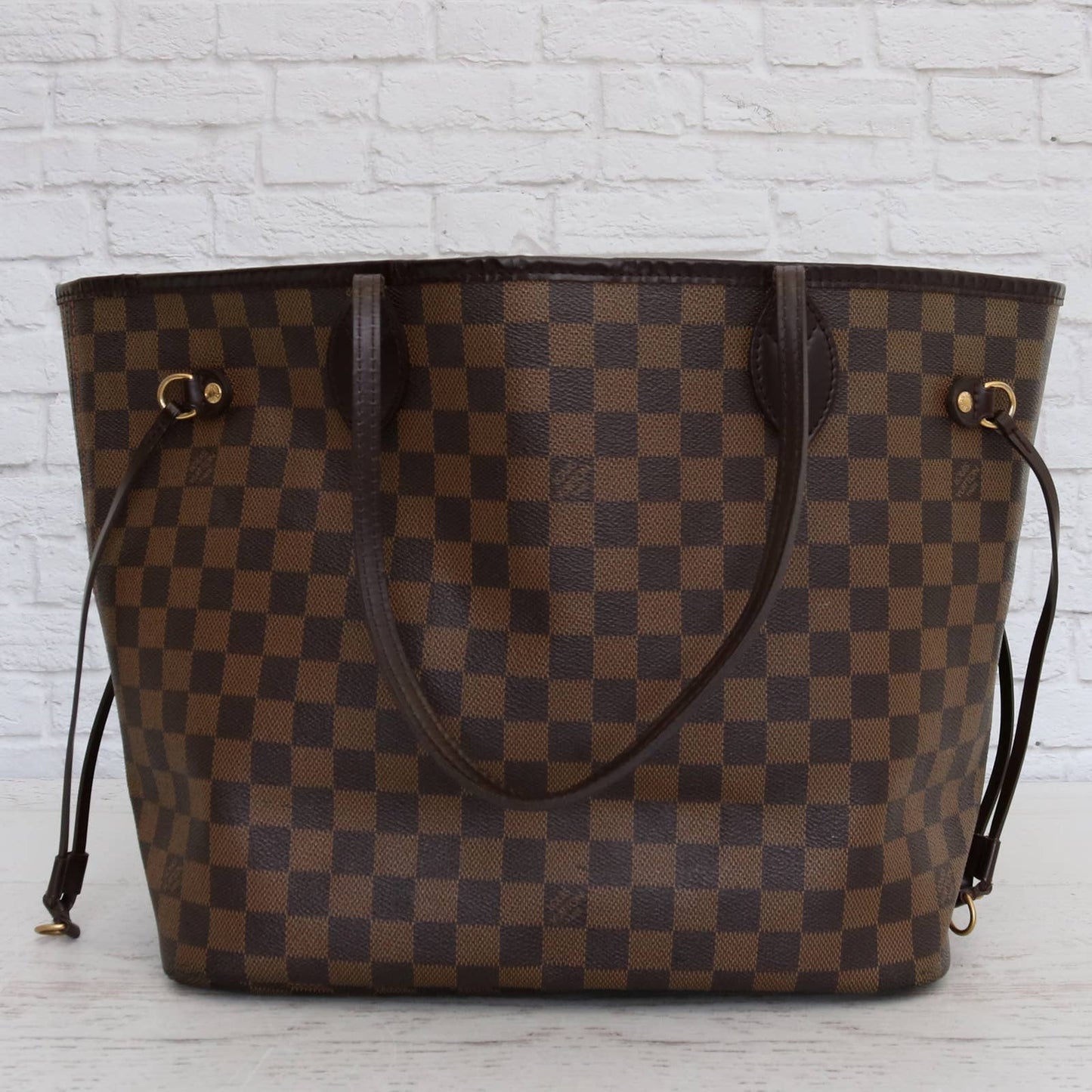 Louis Vuitton Neverfull MM Damier Ebene Tote