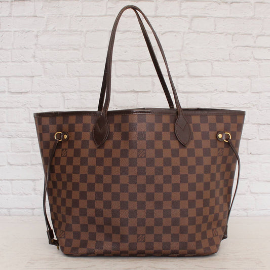 Louis Vuitton Neverfull MM Damier Ebene Tote