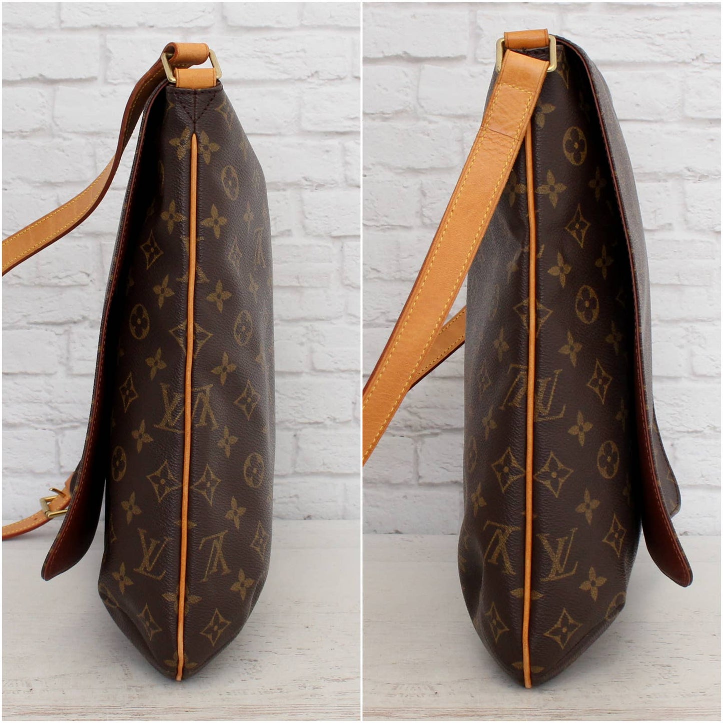 Louis Vuitton Musette GM Large Crossbody Shoulder Monogram Messenger