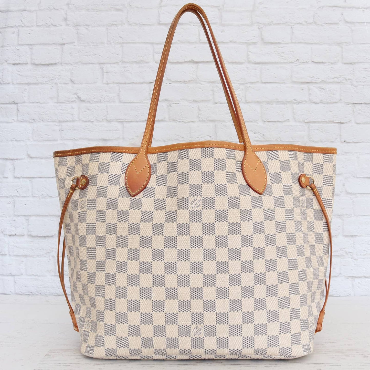 Louis Vuitton Neverfull MM Damier Azur Tote