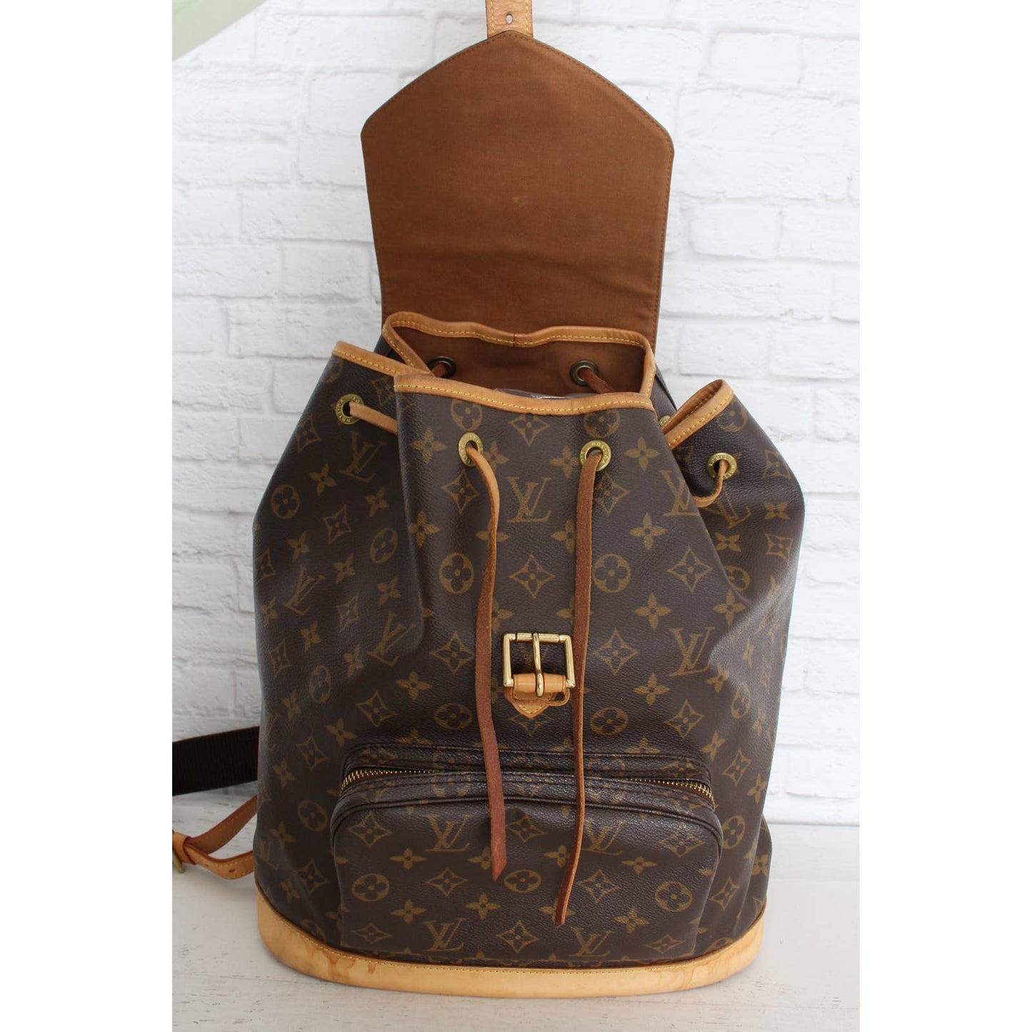 Louis Vuitton Montsouris GM Backpack Monogram Large Book Bag